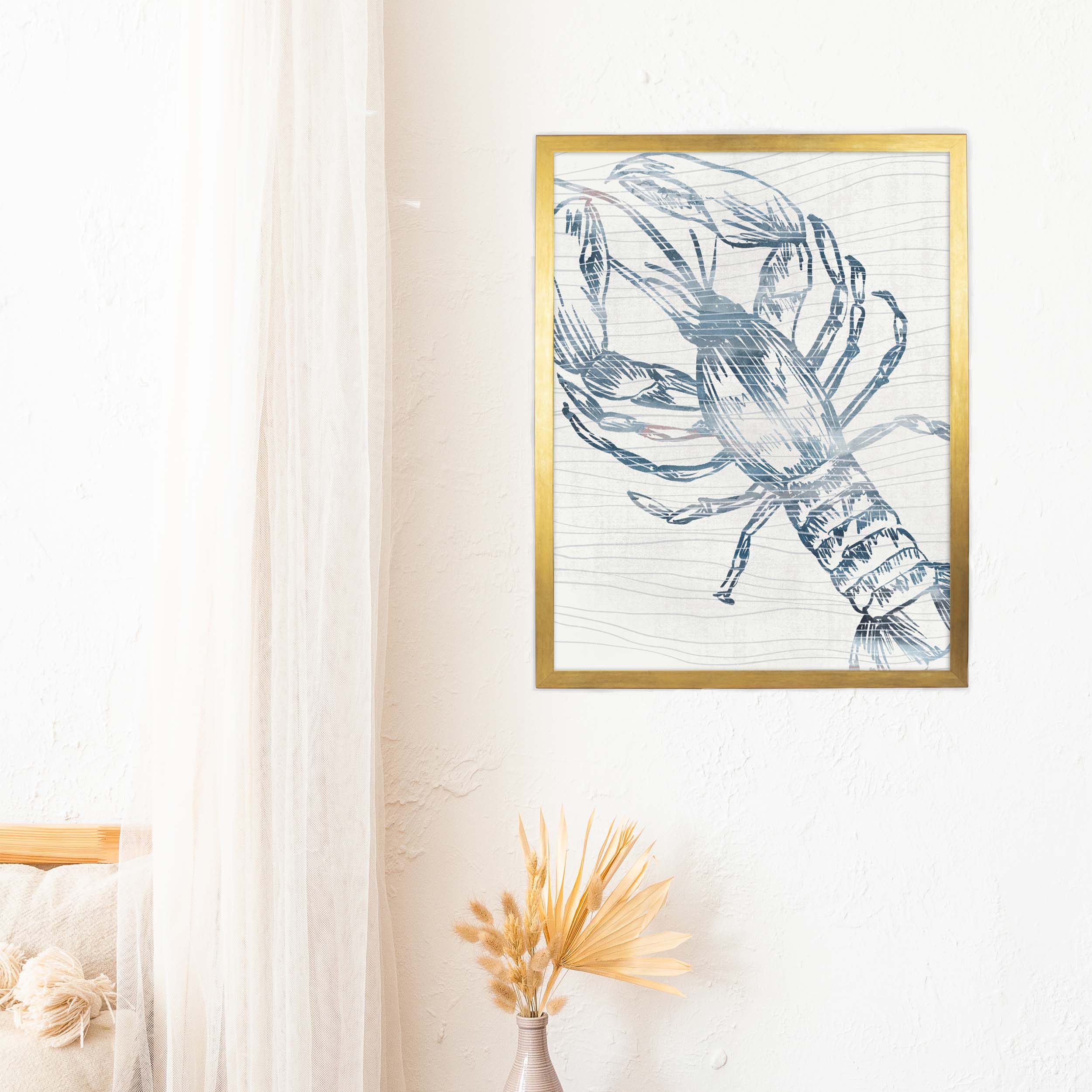 Nautical Lobster Watercolor - Image 7