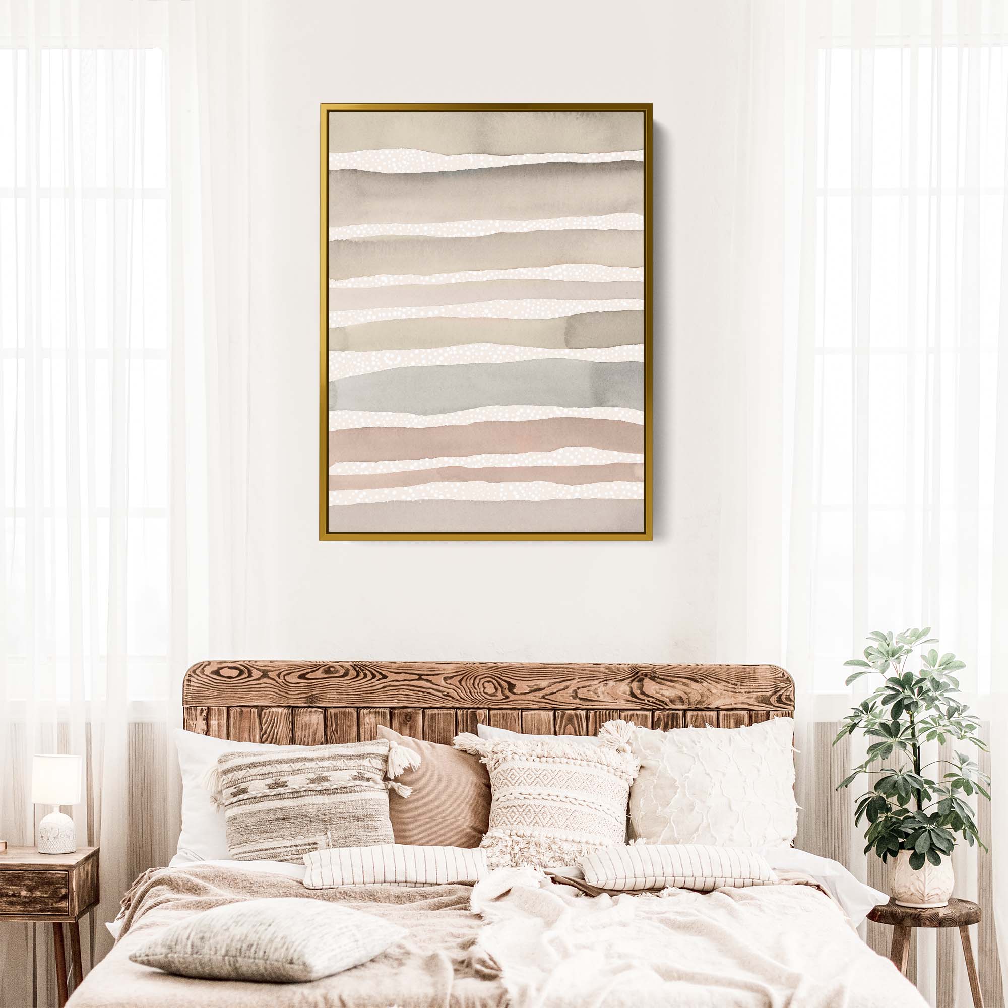 Neutral Watercolor Stripes