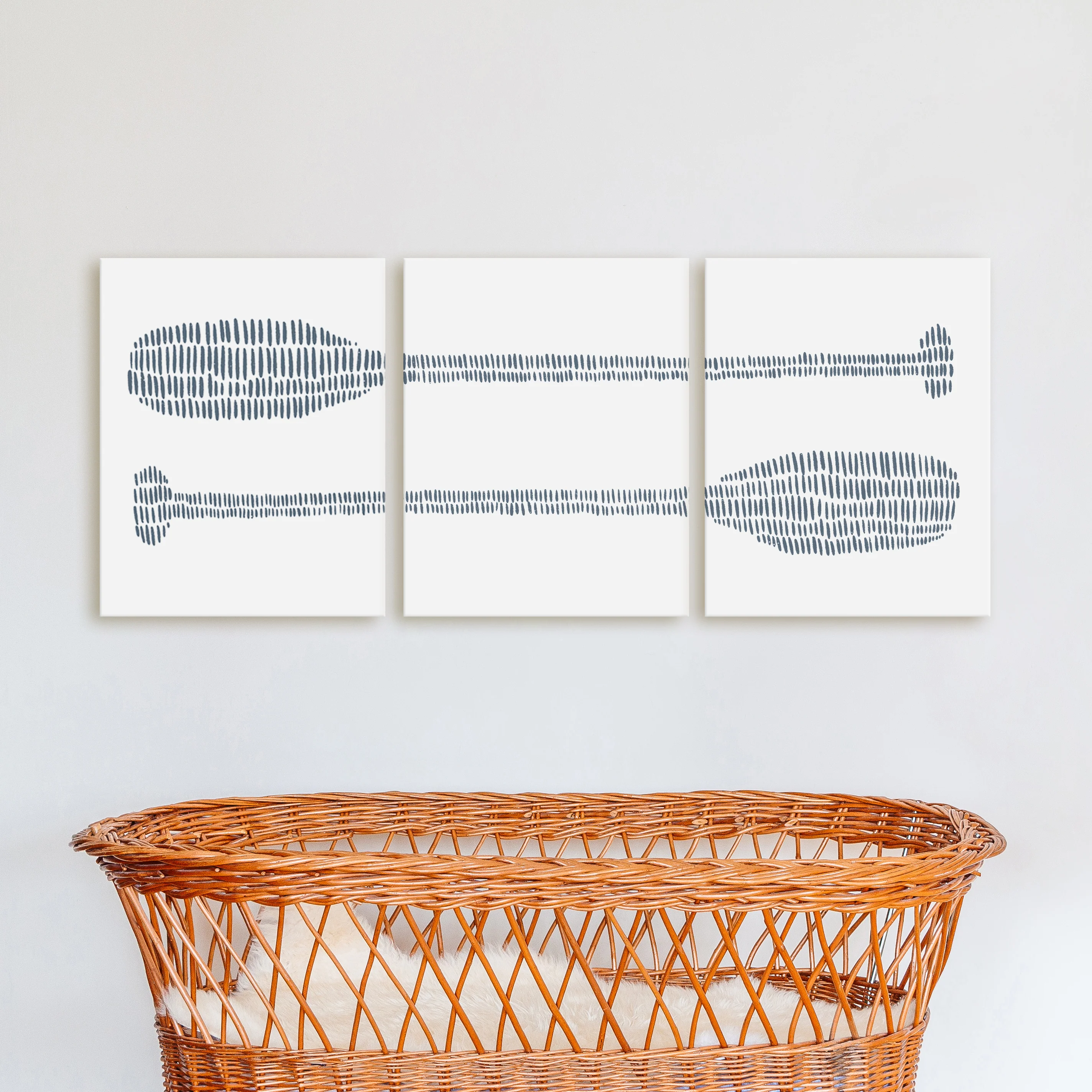 Paddle Oar Nautical Illustration - Set of 3 - Image 4