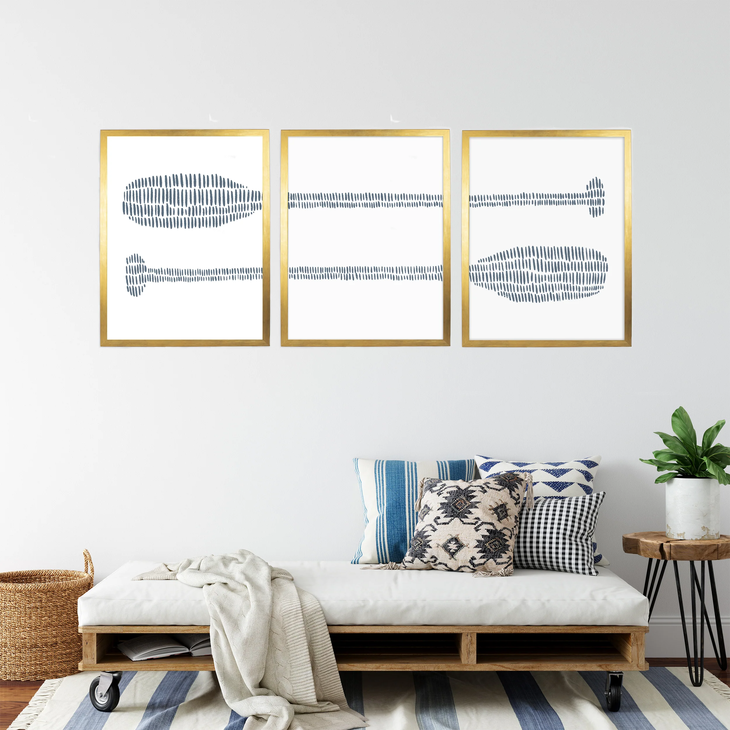 Paddle Oar Nautical Illustration - Set of 3 - Image 9