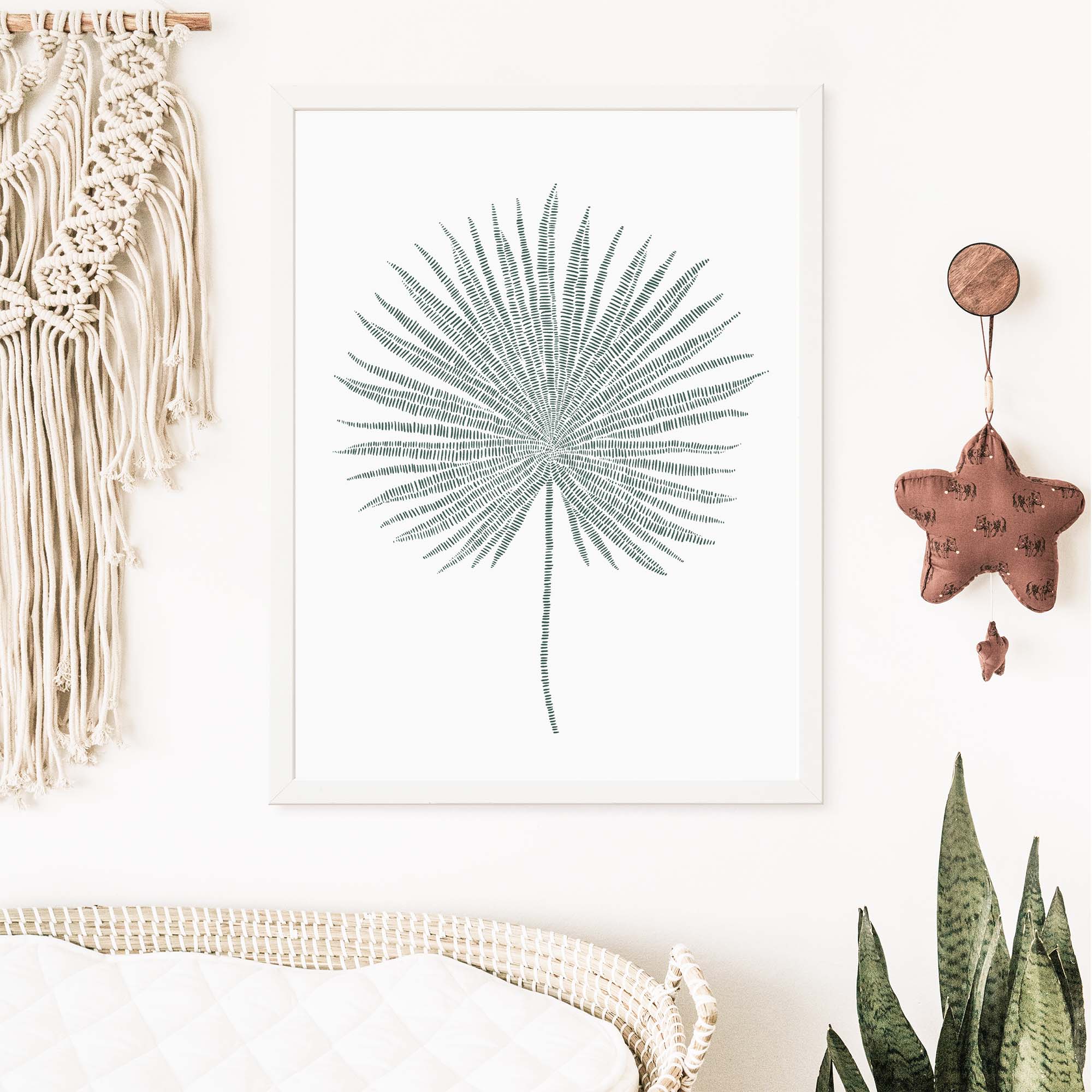 Palm Fan Frond Study - Image 6