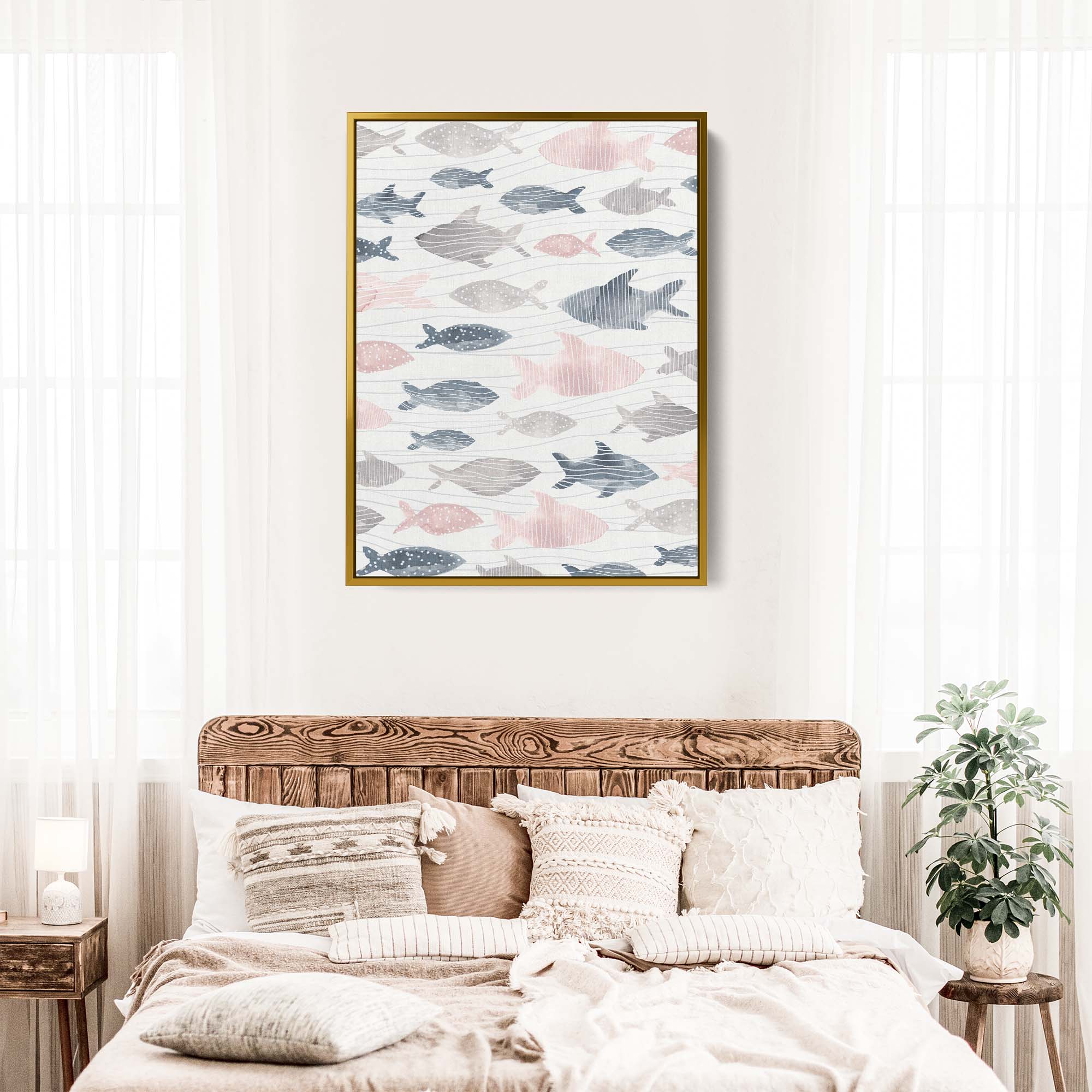 Pastel Fish Watercolor - Image 11