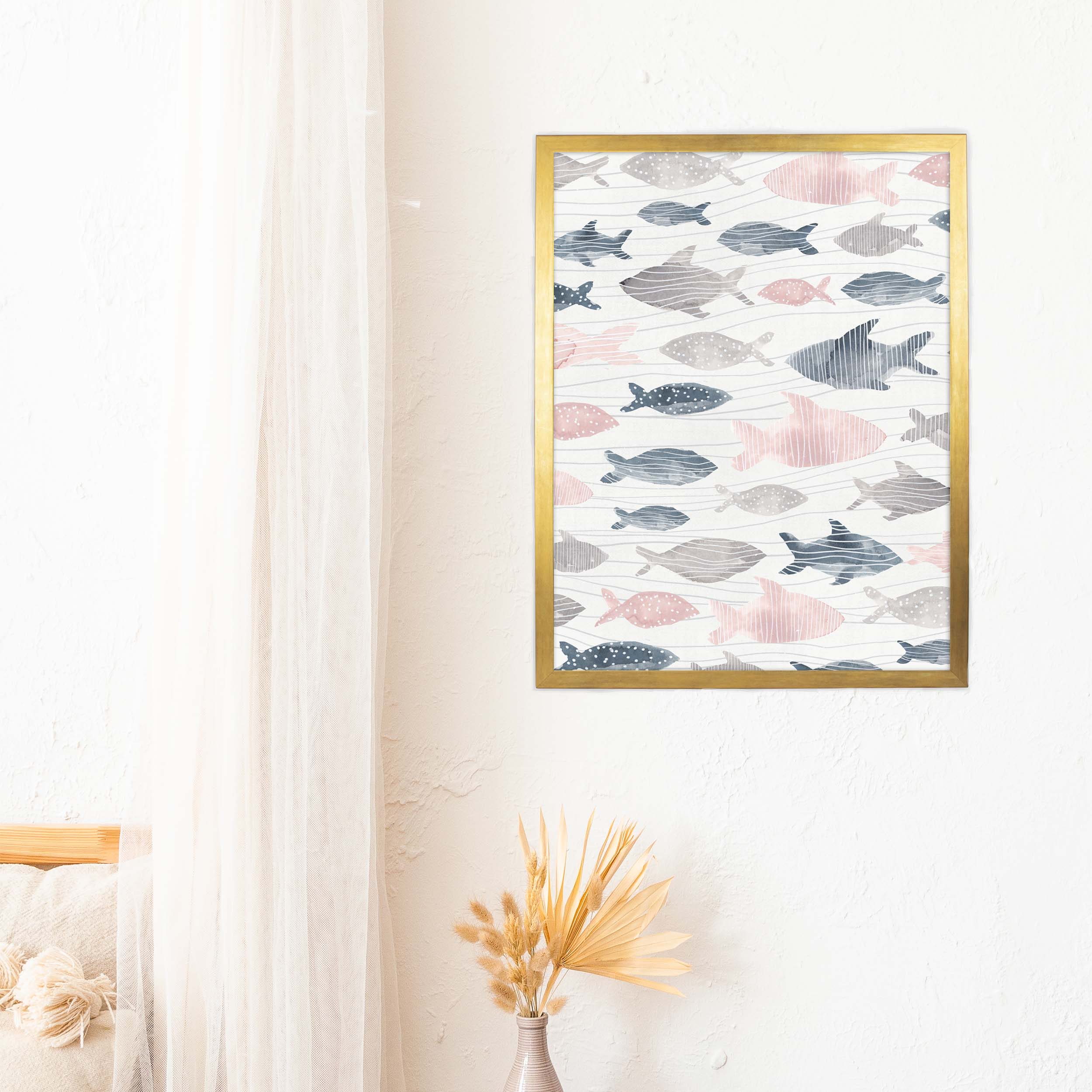 Pastel Fish Watercolor - Image 8