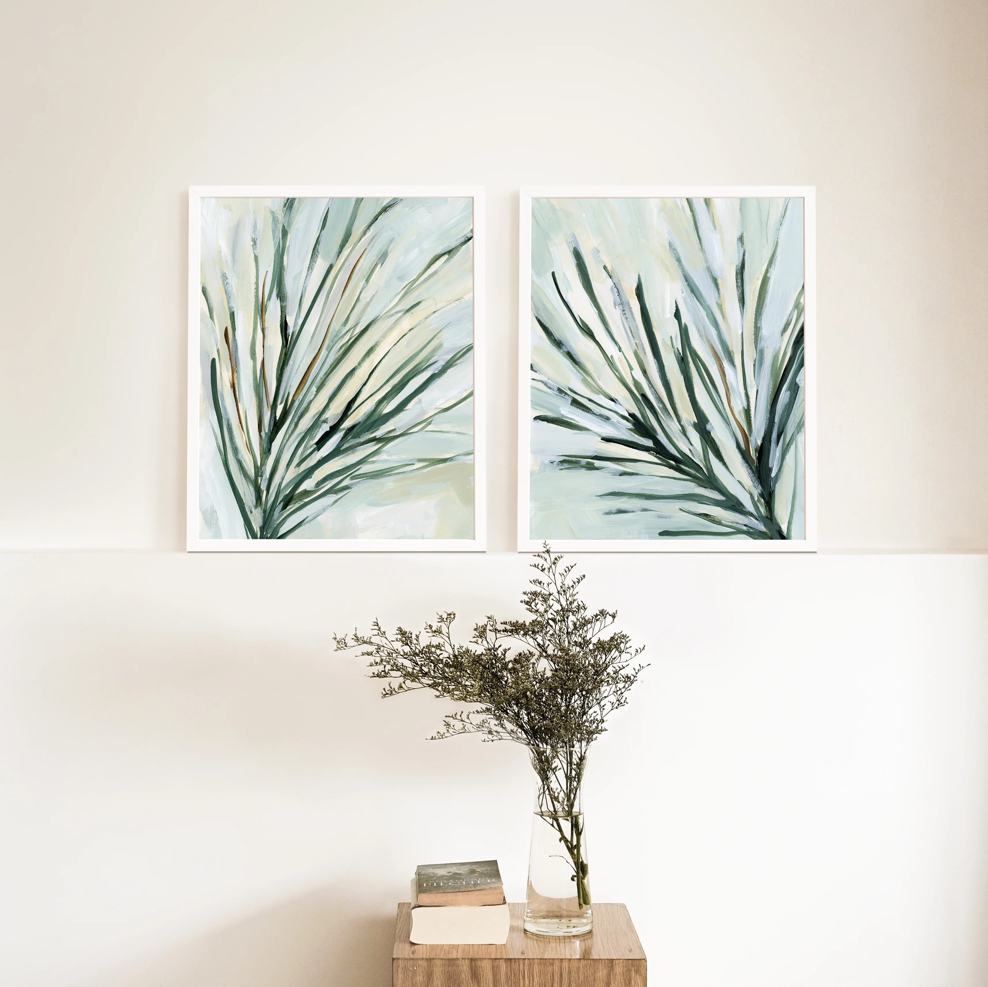 Pine Needles Painting - Set of 2 - Image 6