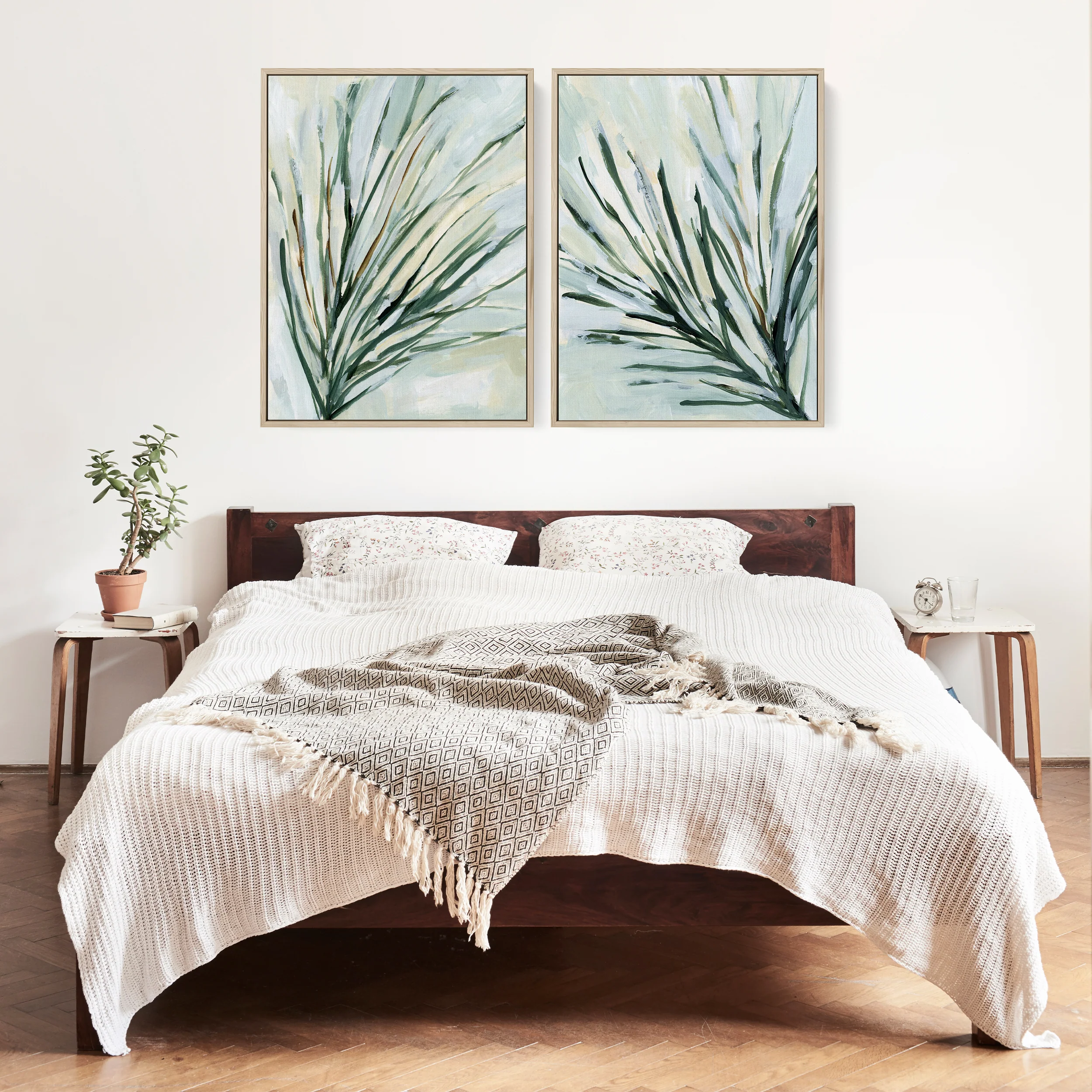 Pine Needles Painting - Set of 2 - Image 8
