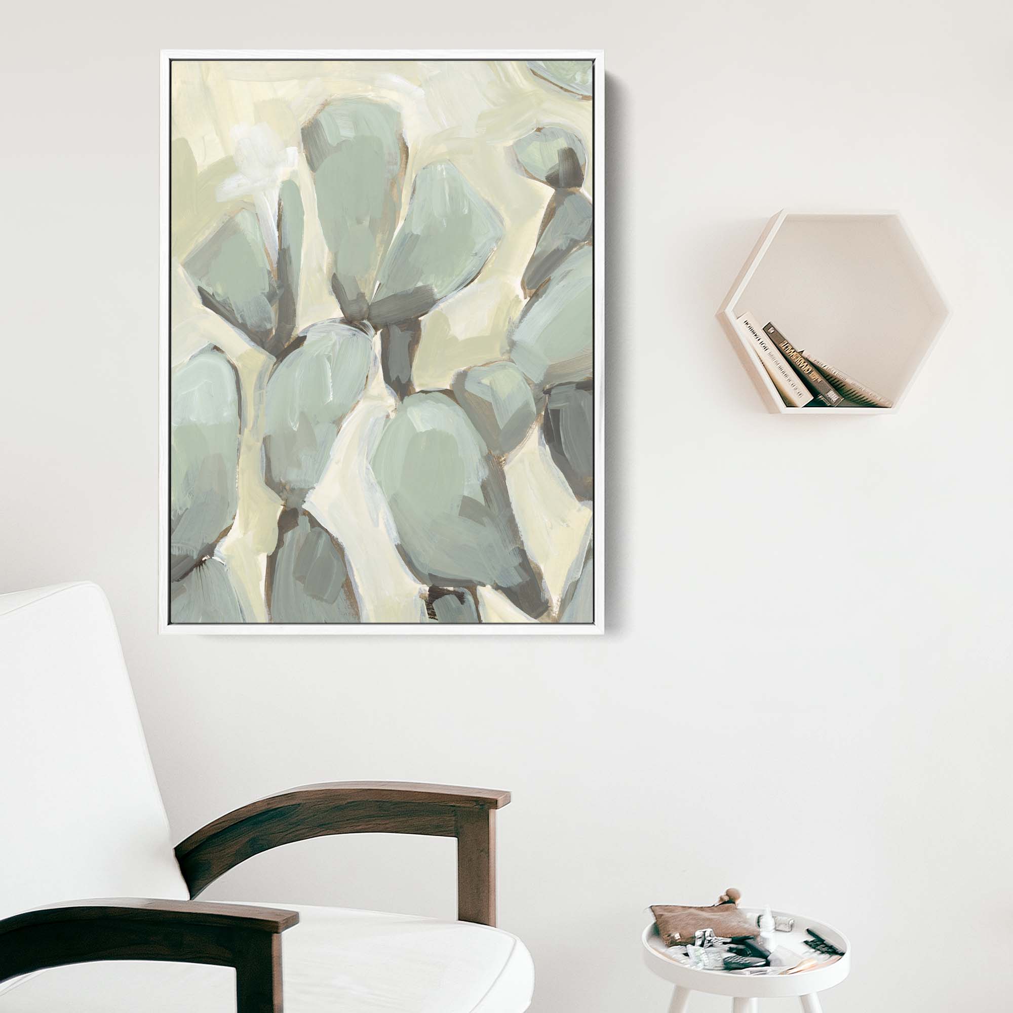 Prickly Pear Neutral Painting - Image 9