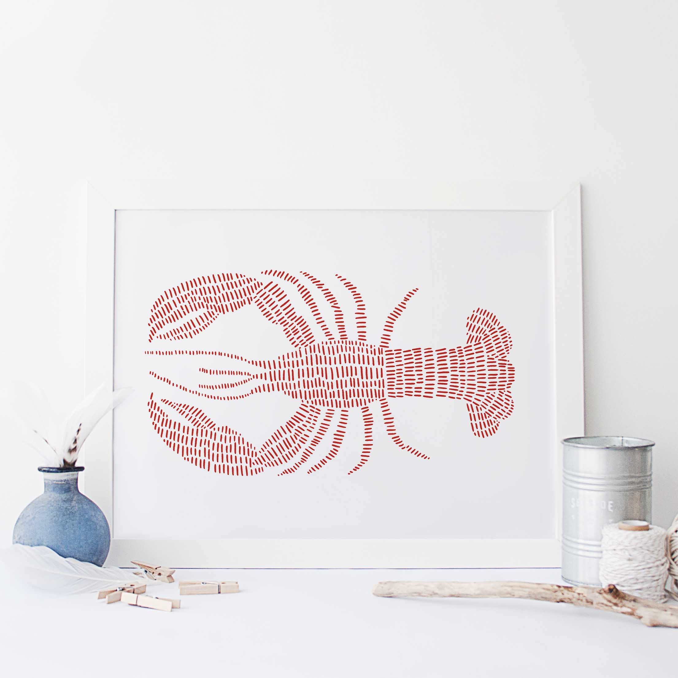 Red Lobster Illustration - Image 6