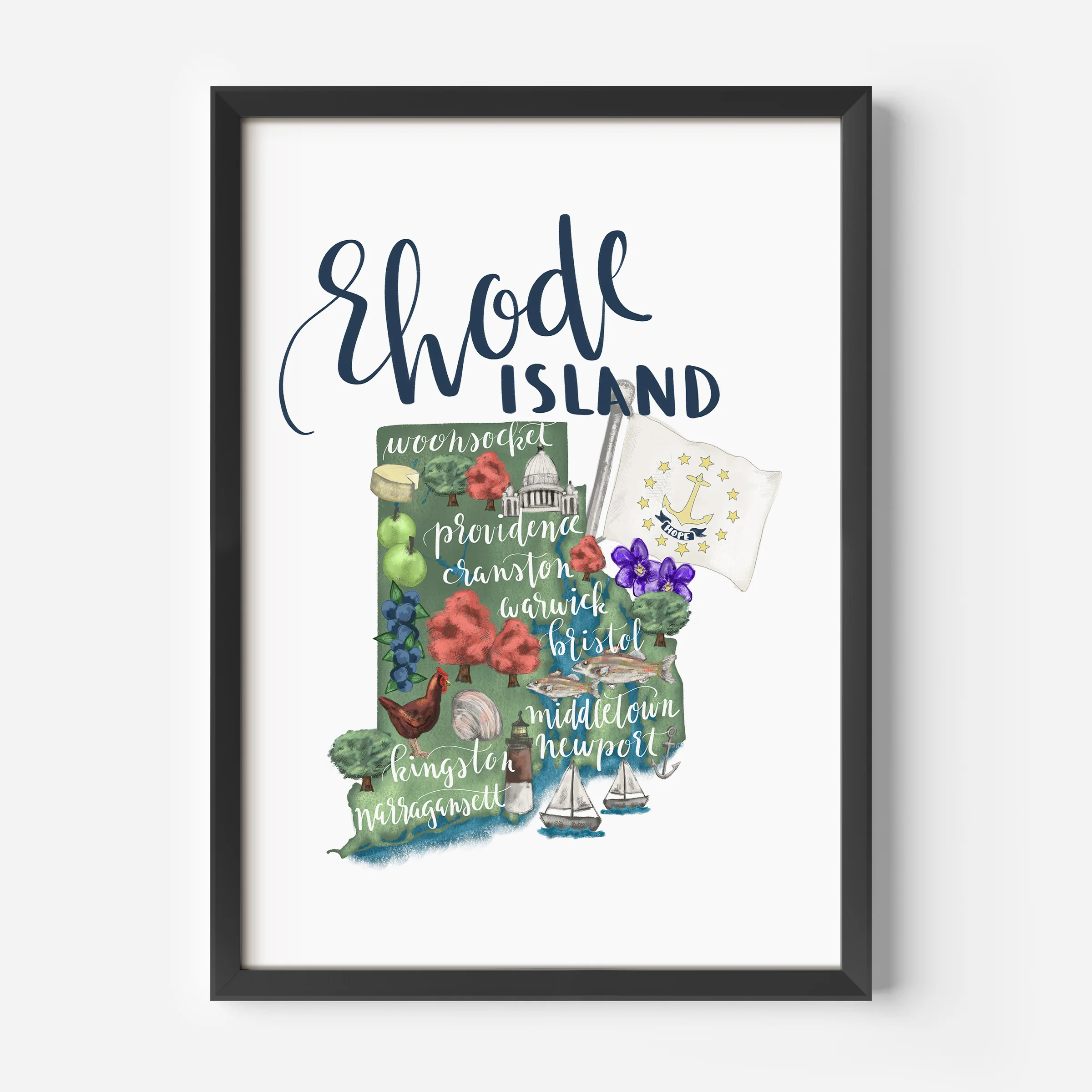 Rhode Island Map - Image 3