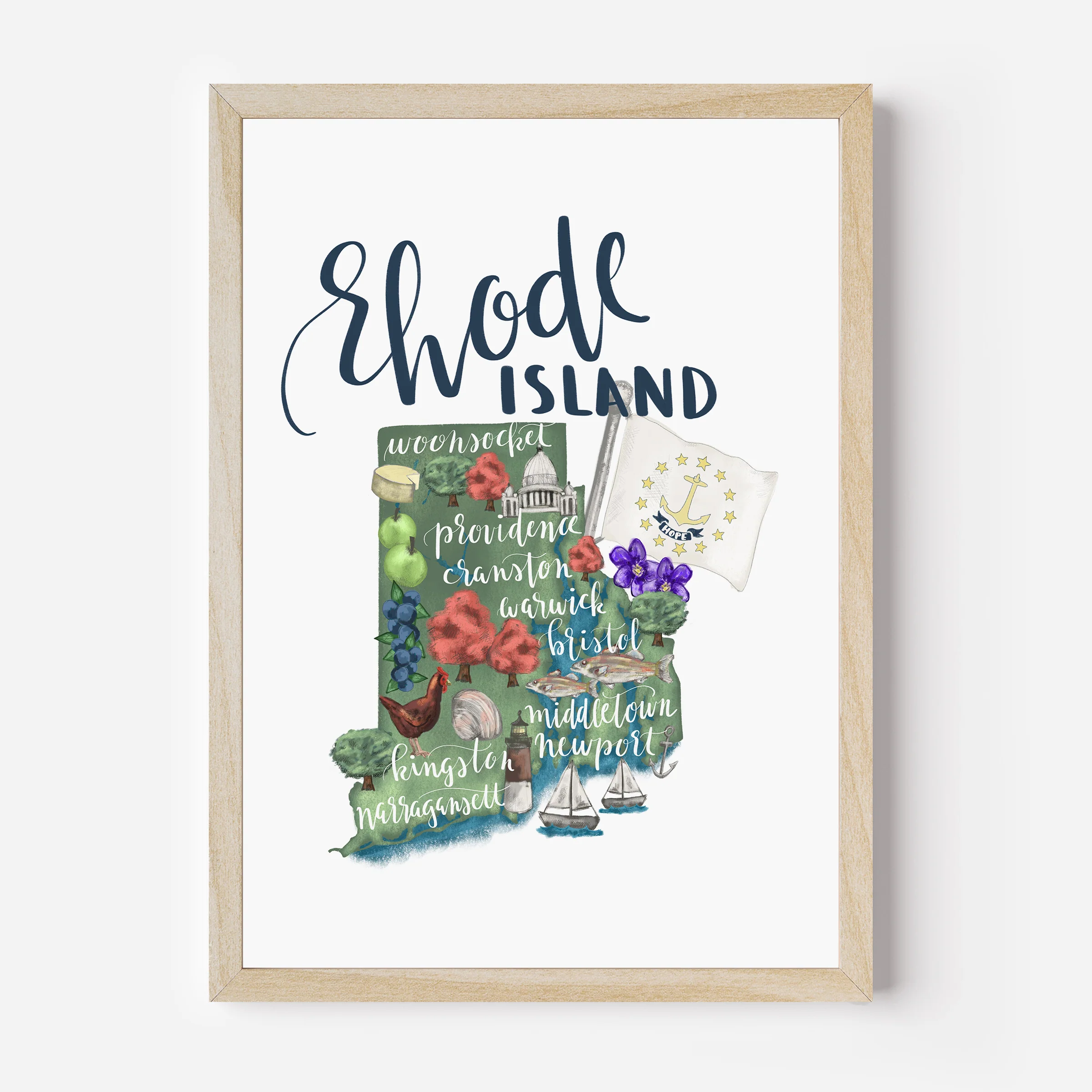 Rhode Island Map - Image 4