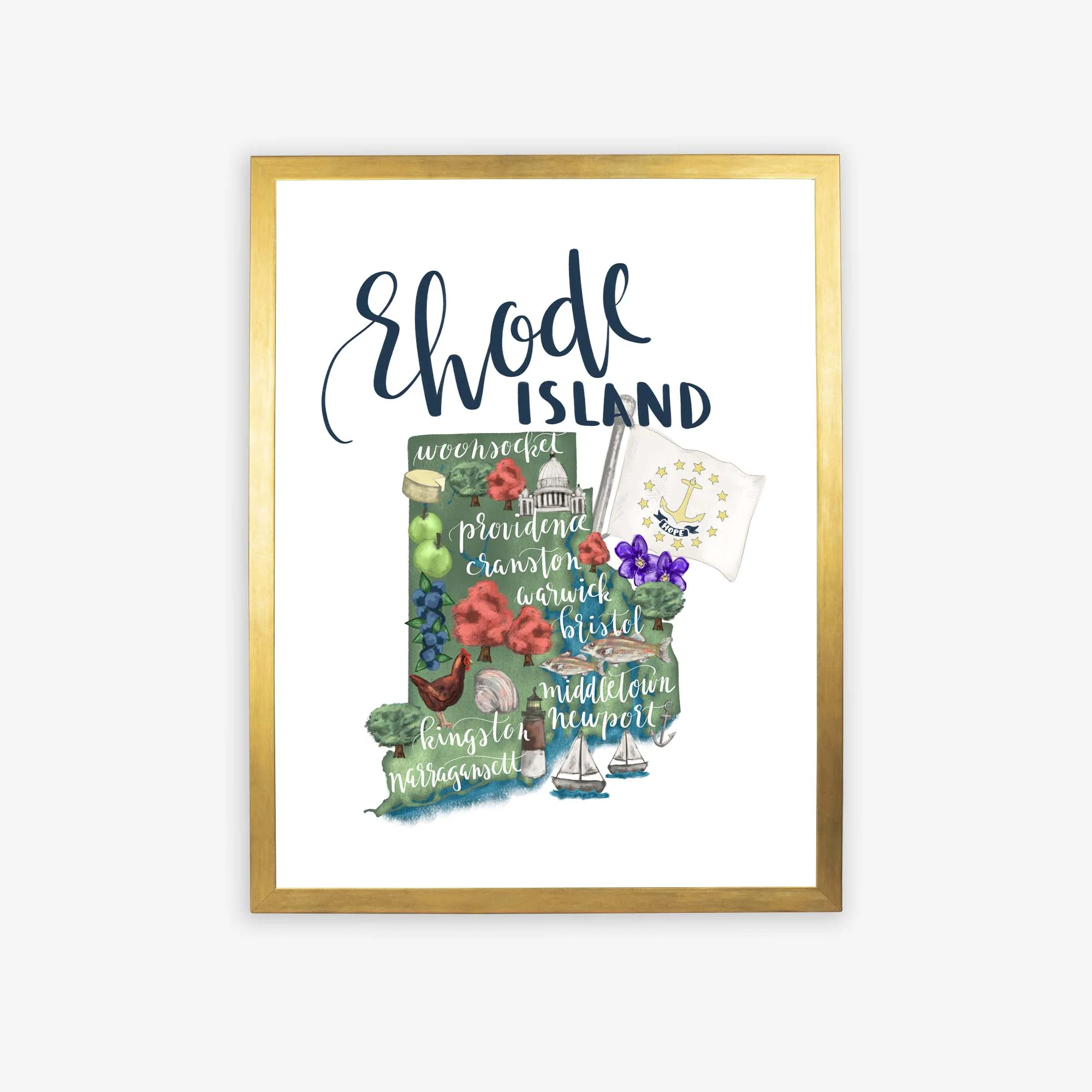 Rhode Island Map - Image 5