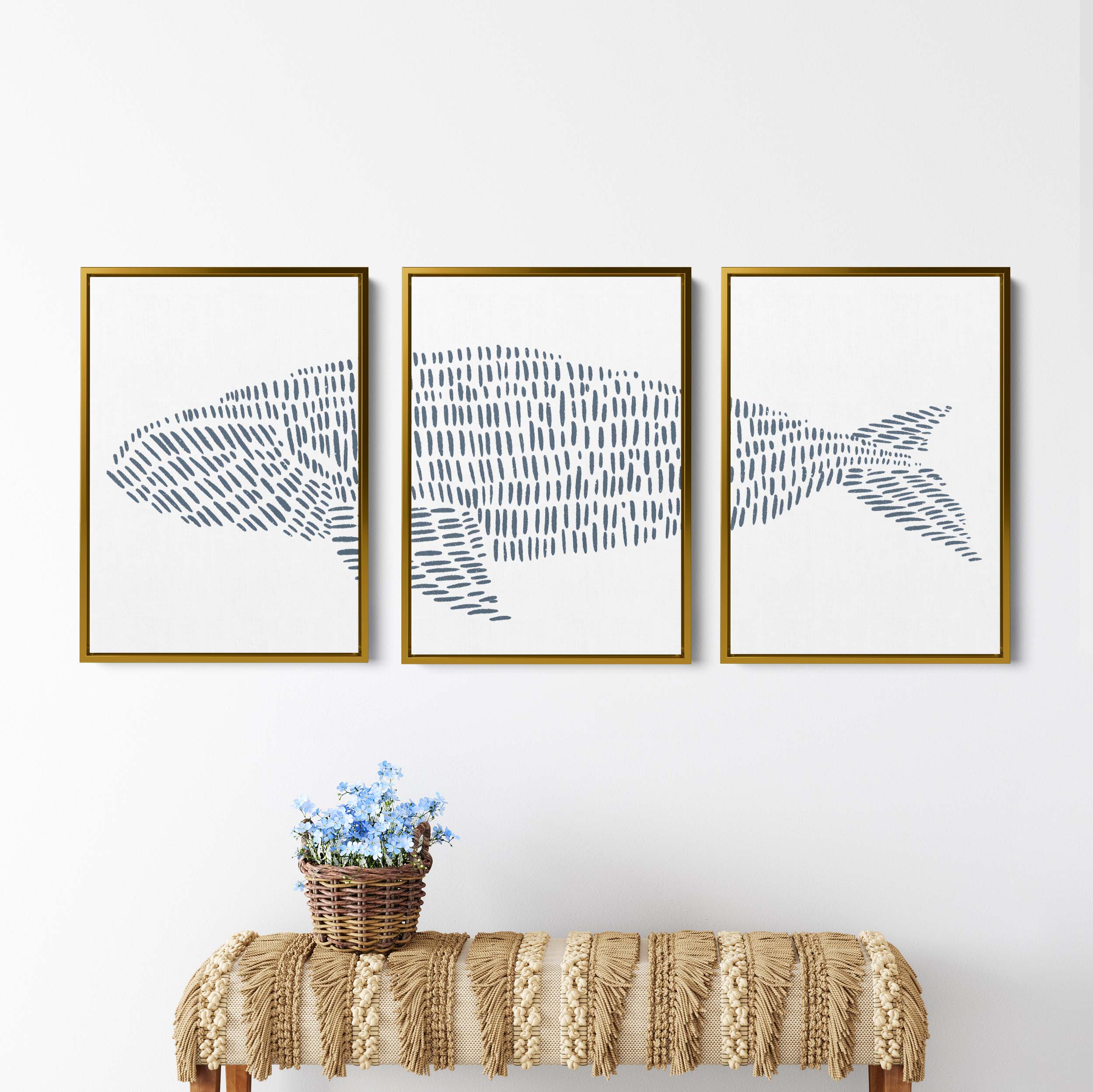 Right Whale Modern Illustration - Set of 3 - Image 13