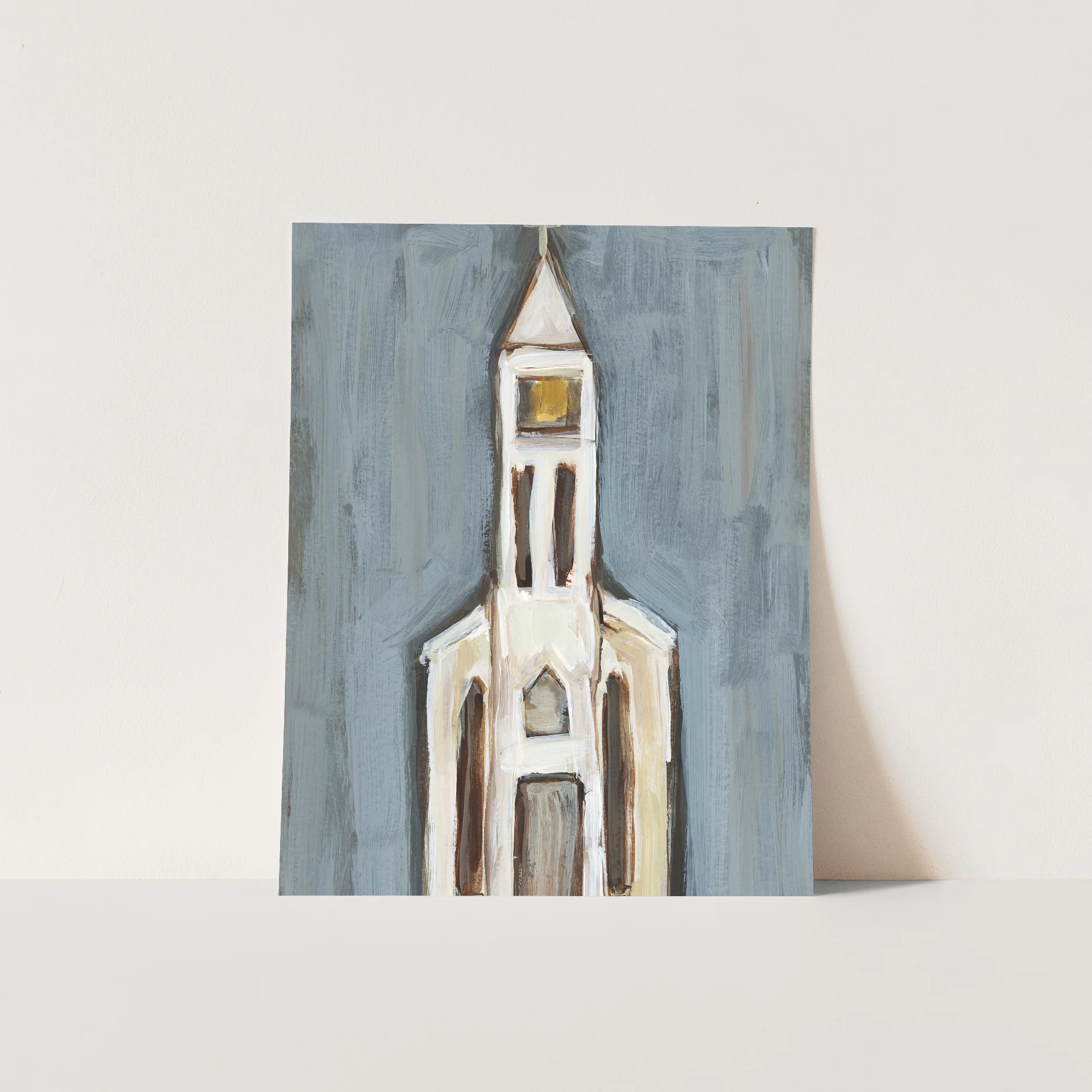 Rustic Farmhouse Blue Church - Image 5