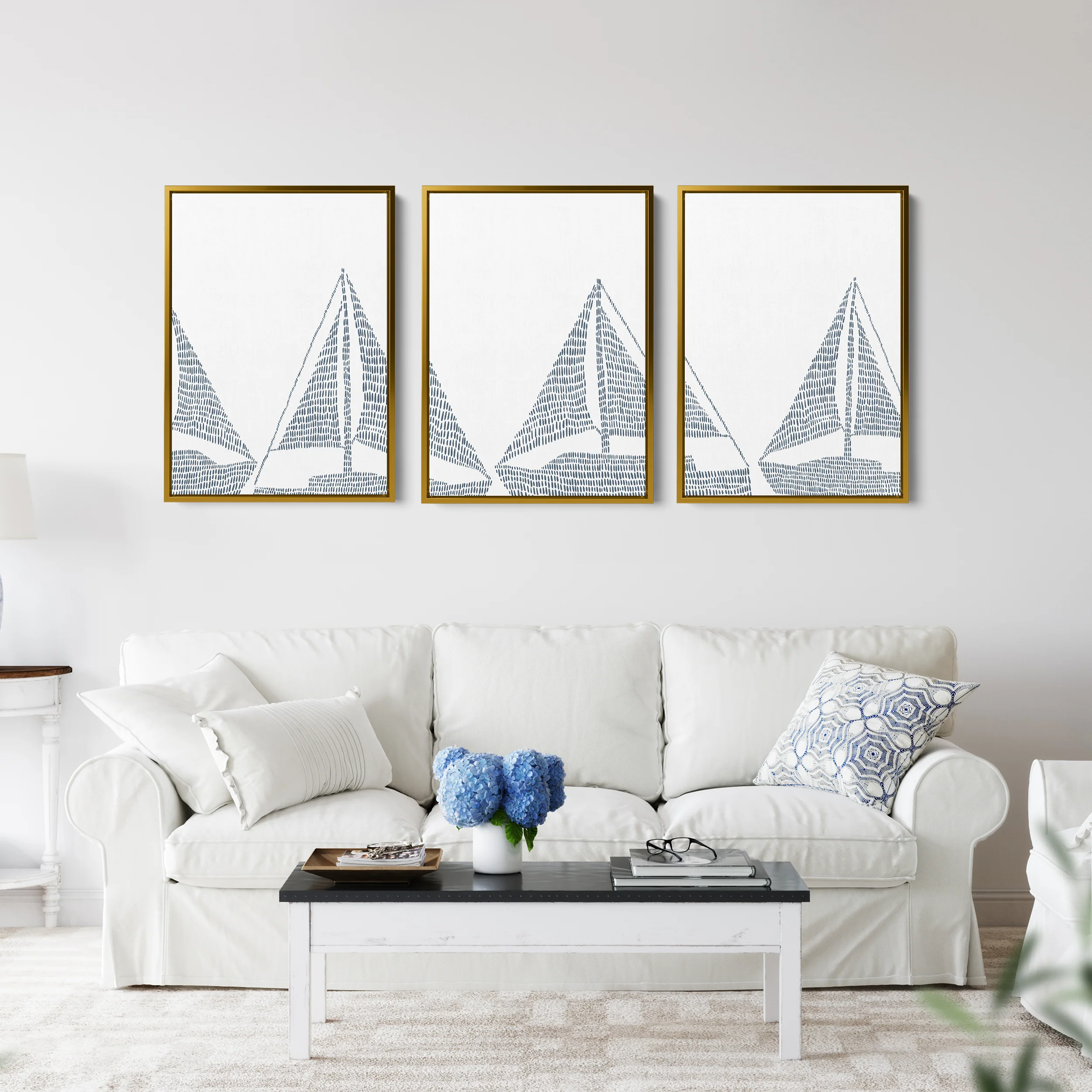 Sailboat Nautical Illustration - Set of 3 - Image 12
