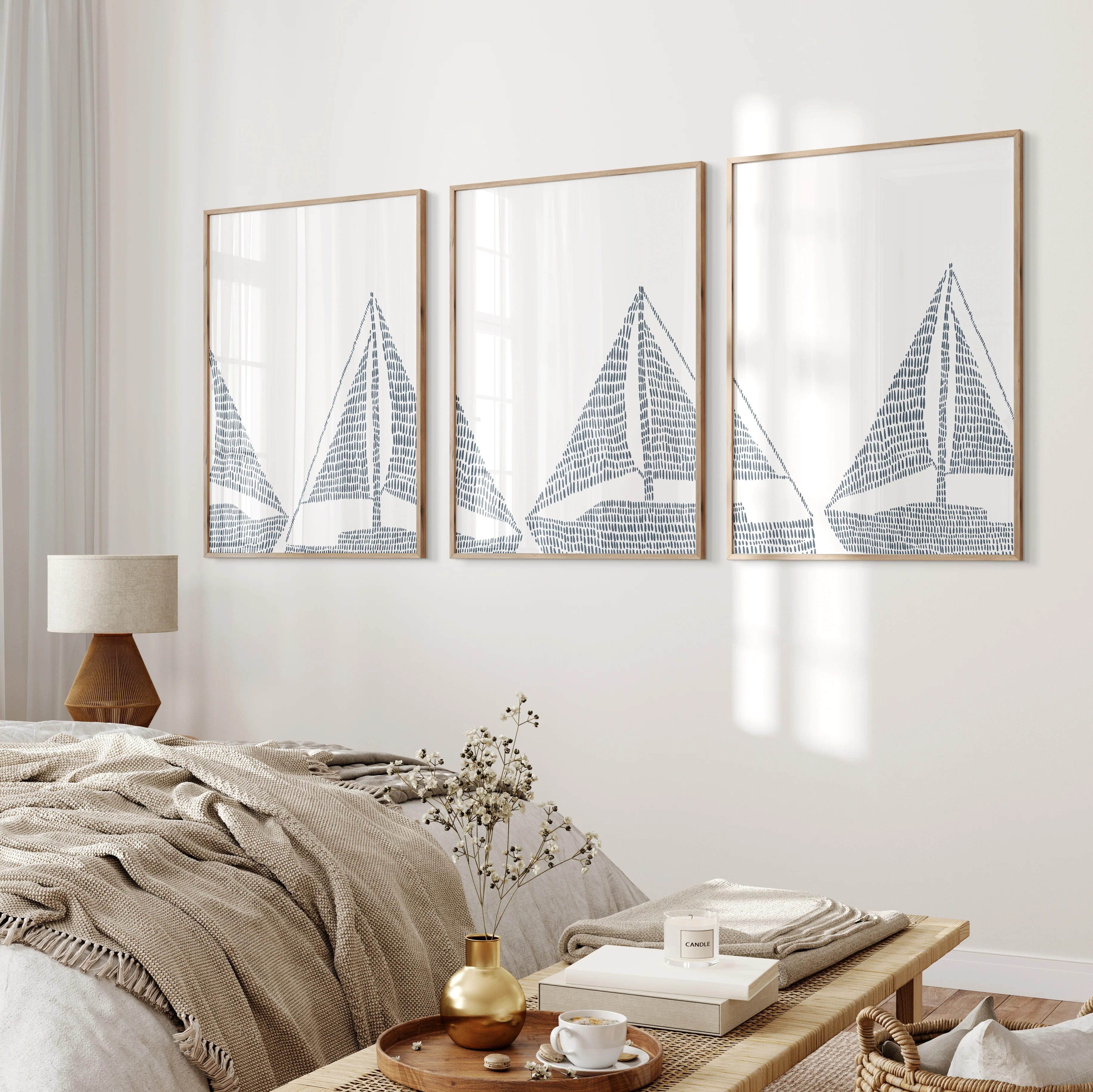 Sailboat Nautical Illustration - Set of 3 - Image 13
