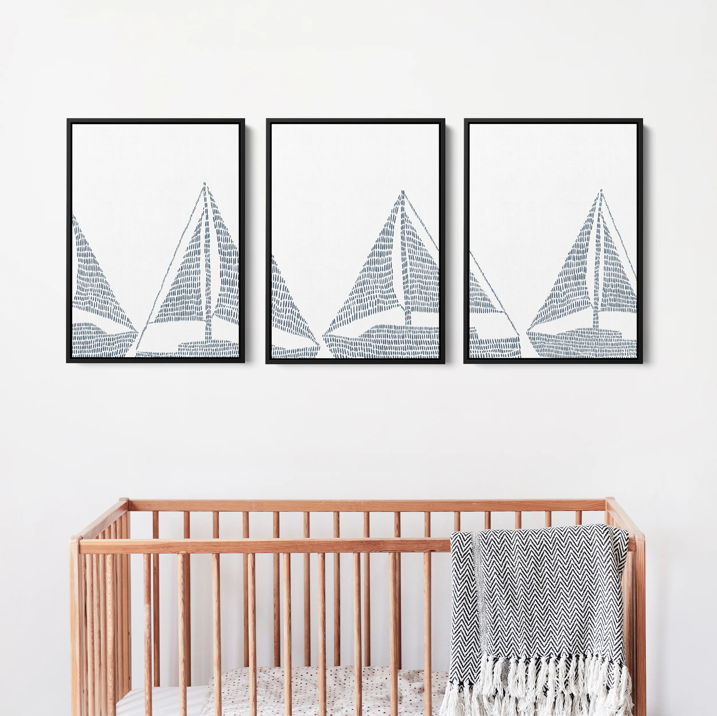 Sailboat Nautical Illustration - Set of 3 - Image 7