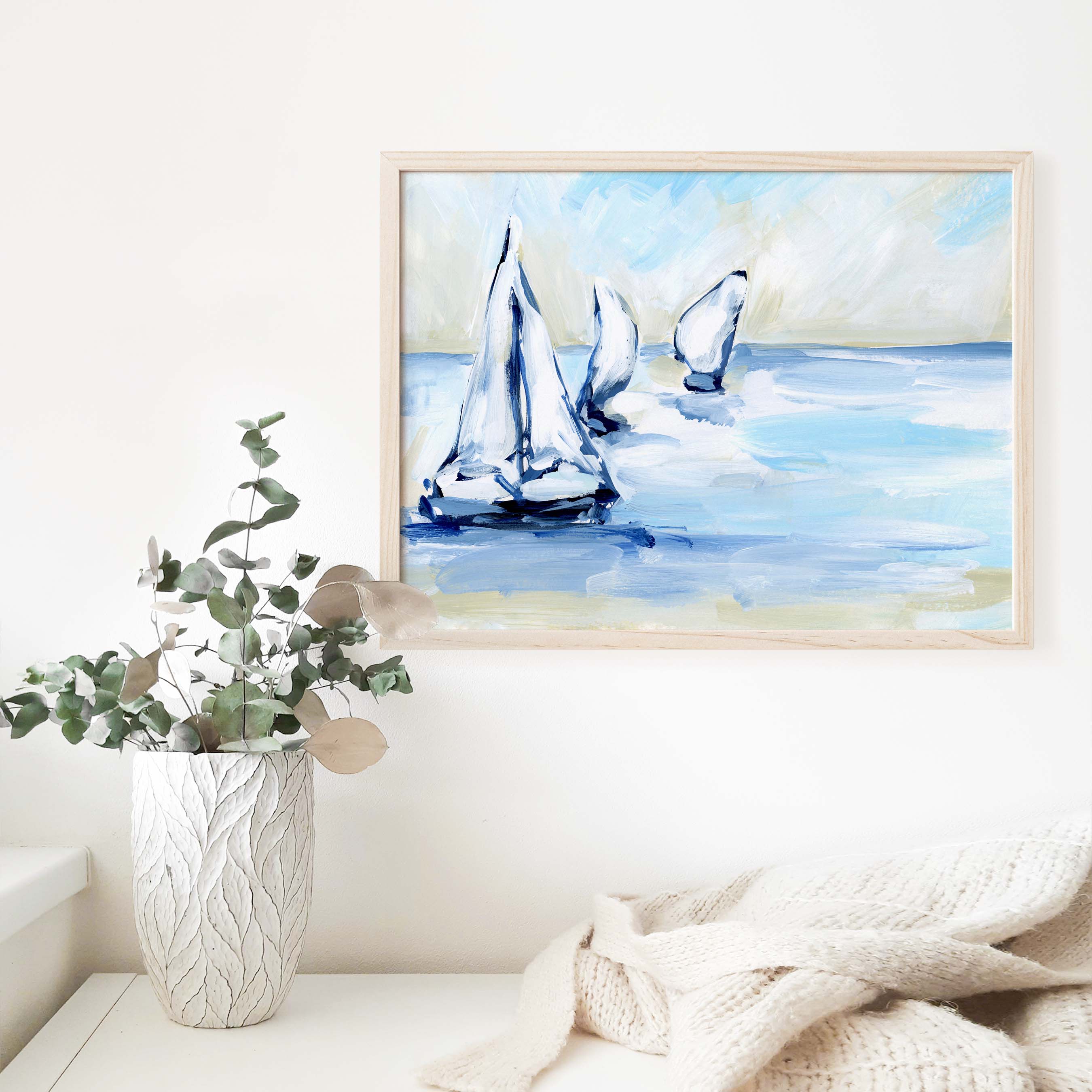 Sailboats on the Bay - Image 9