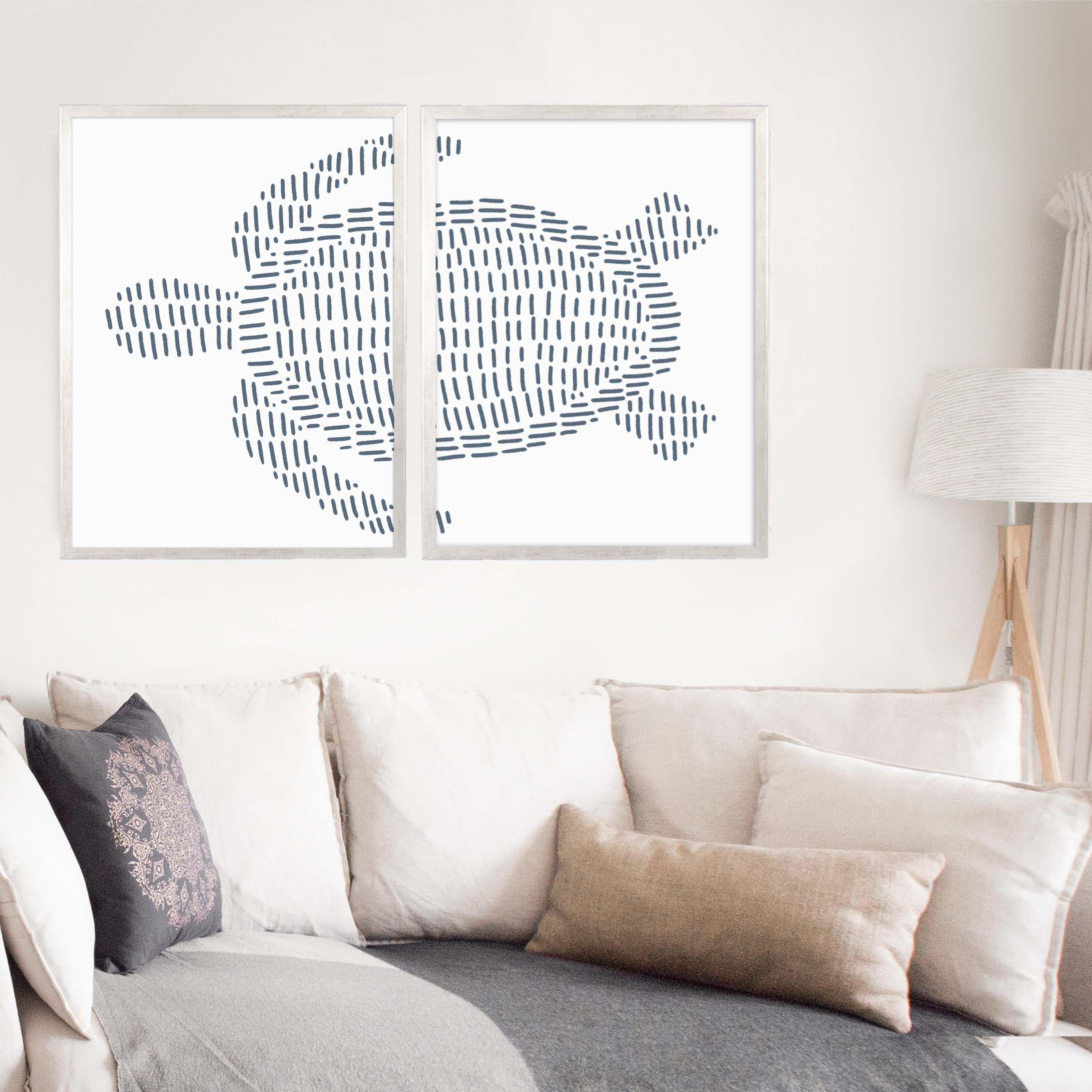Sea Turtle Illustration - Set of 2 - Image 8