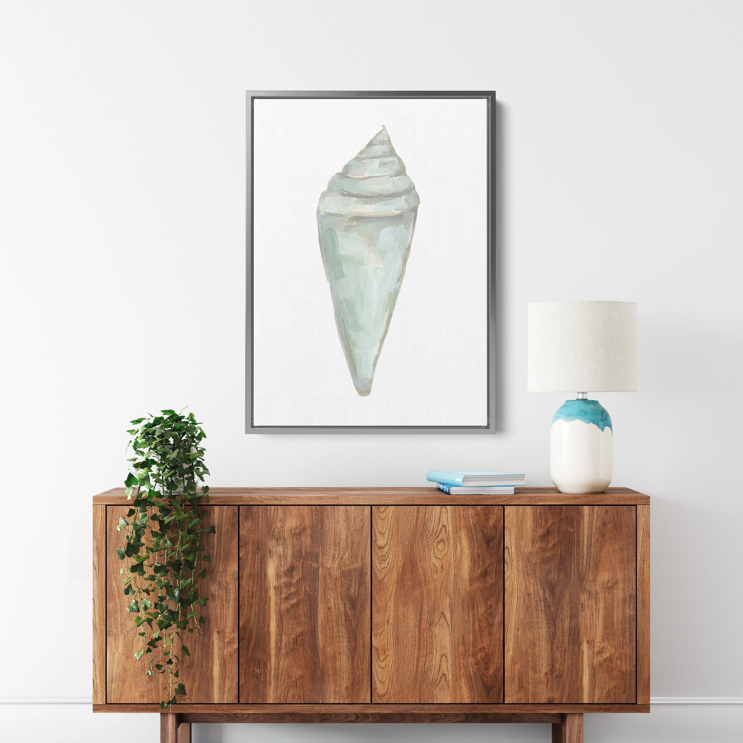 Seashell Painting, No. 3 - Image 7