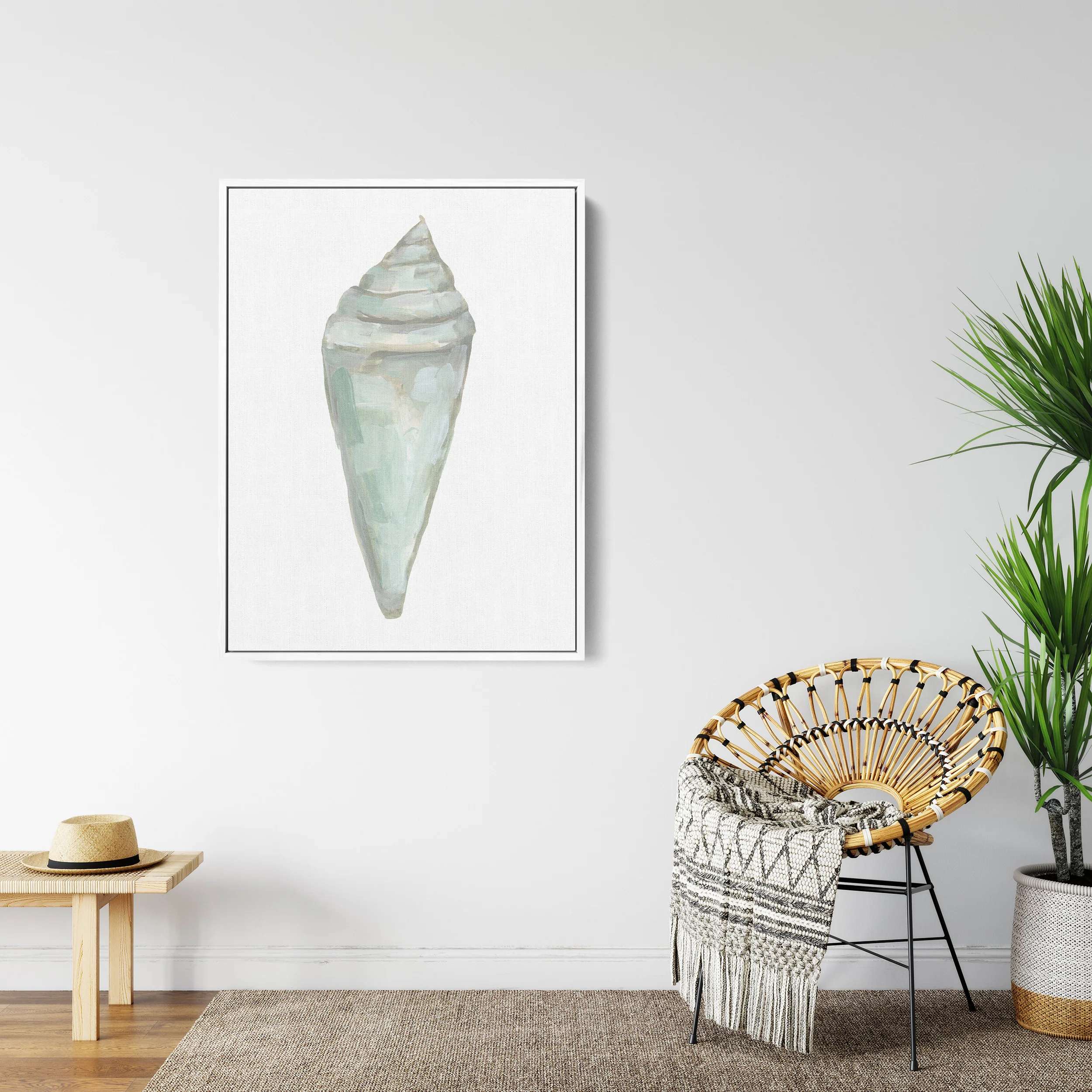 Seashell Painting, No. 3 - Image 9