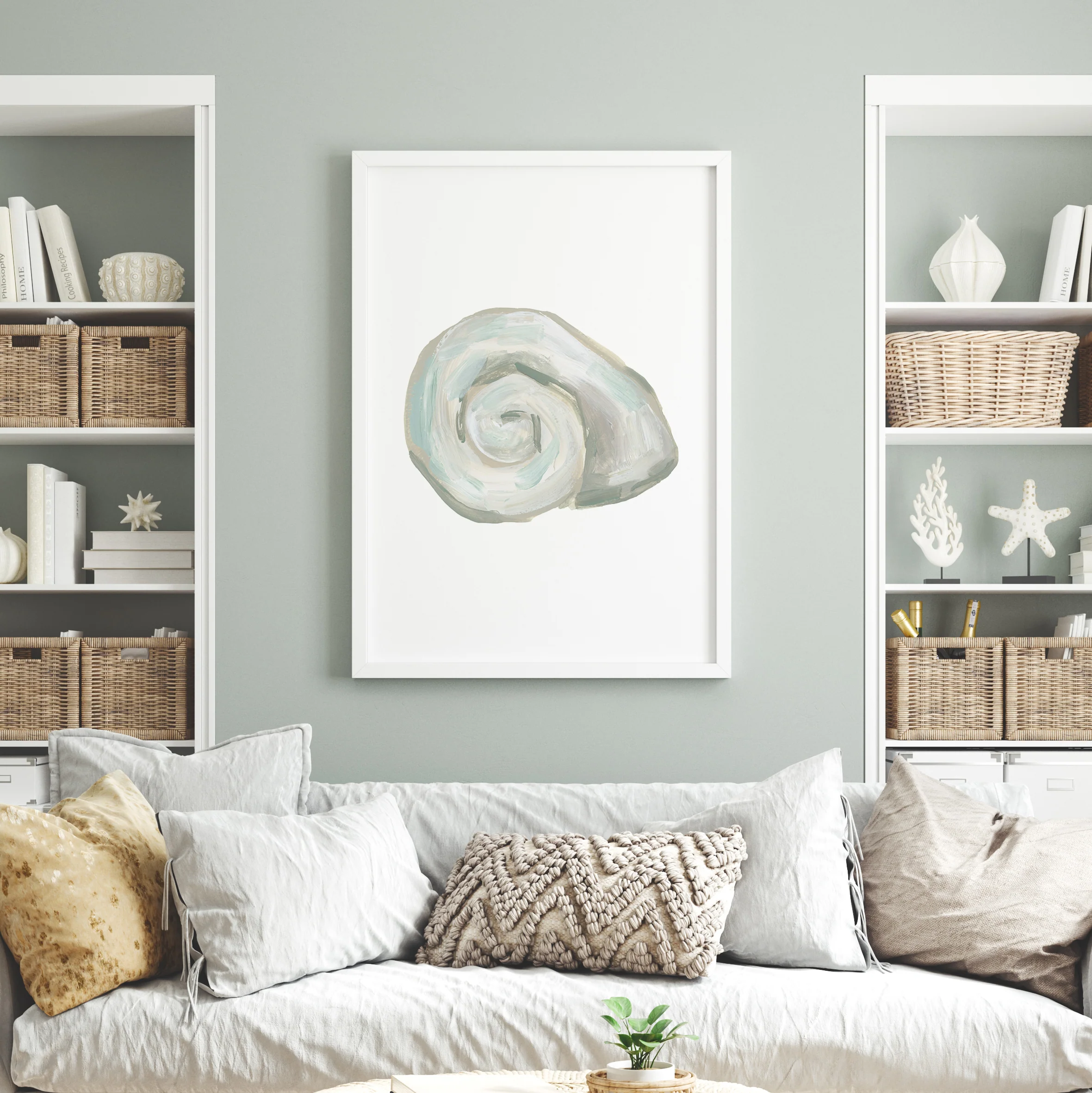 Seashell Painting, No. 5 - Image 9