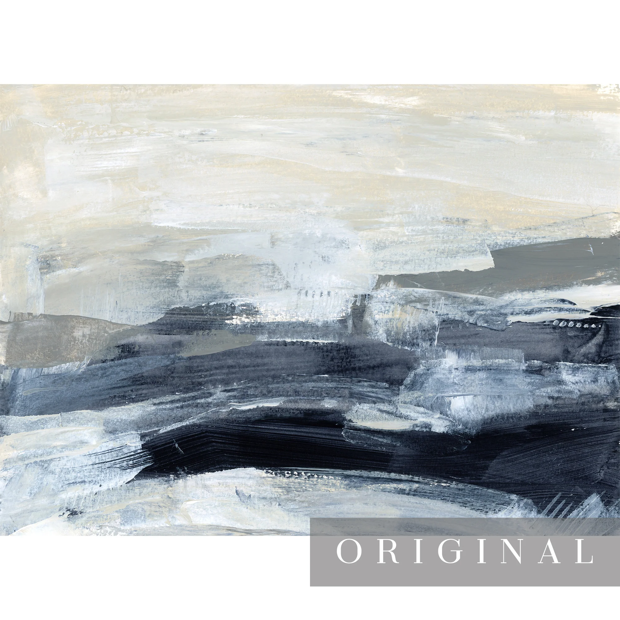 Serene Winter Lake -- 8.5x11.5" on Paper