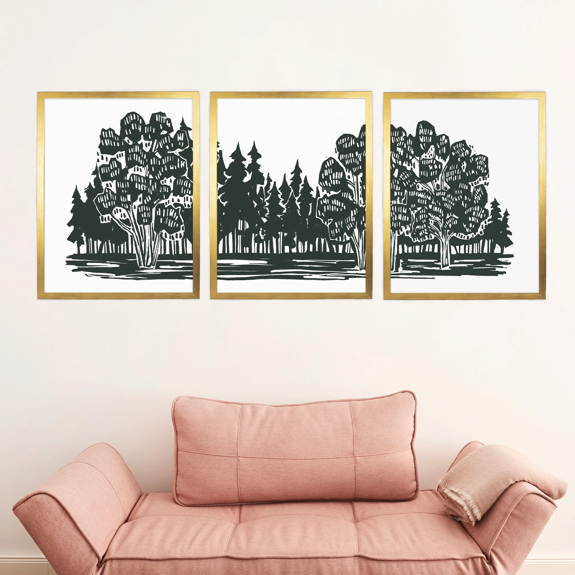 Shadowed Woodland Triptych - Set of 3 - Image 5