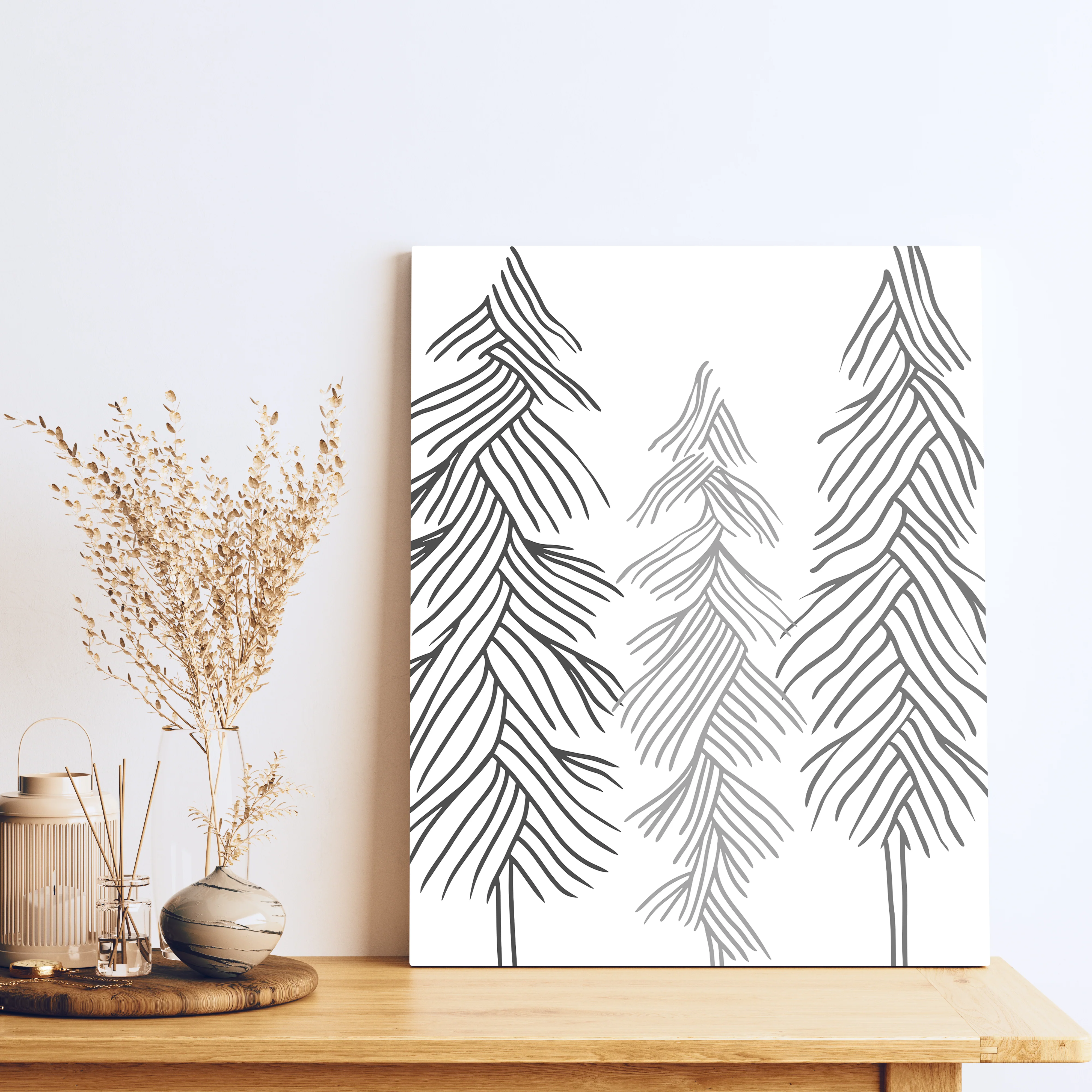 Simple Line Pine Trees, No. 2 - Image 11