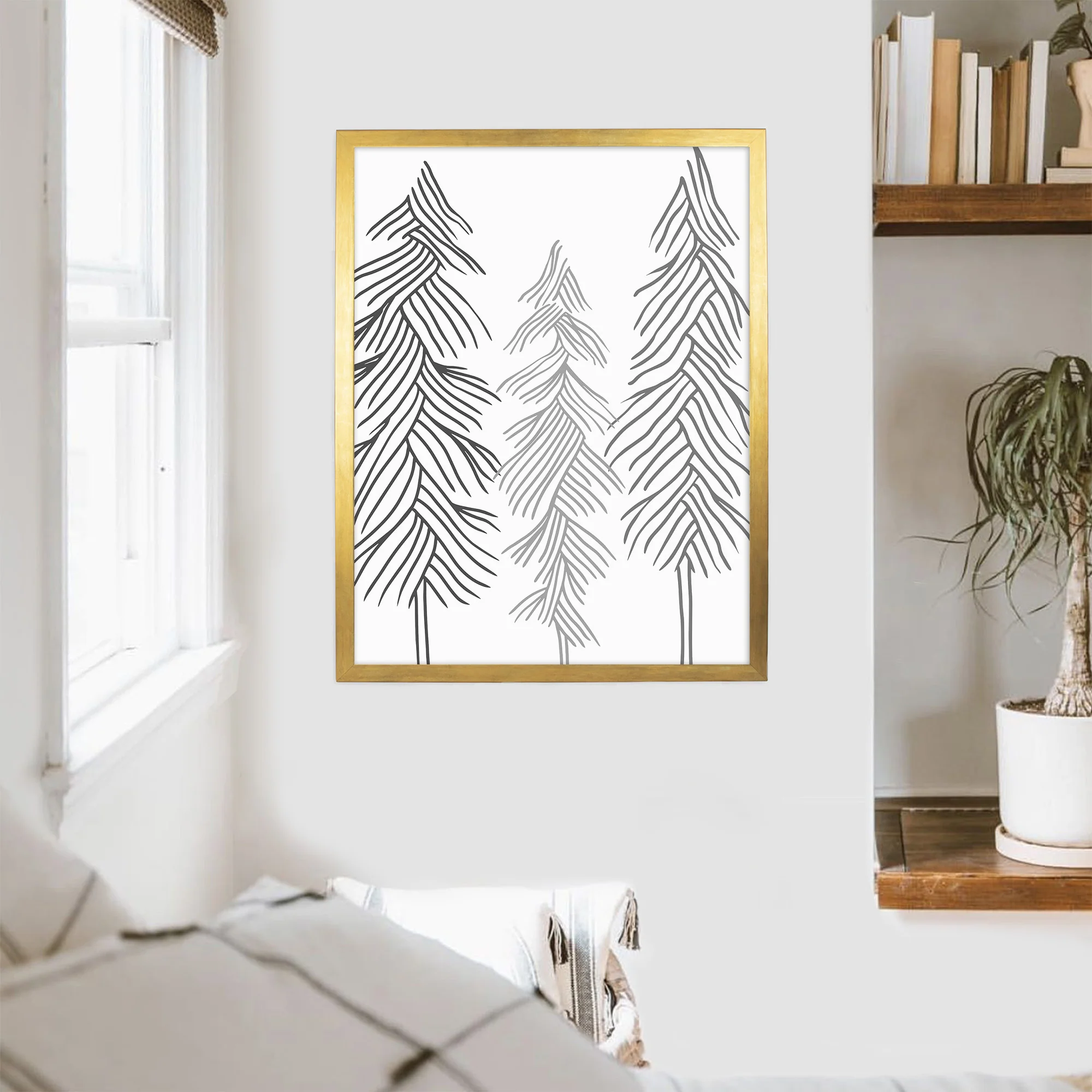 Simple Line Pine Trees, No. 2 - Image 7