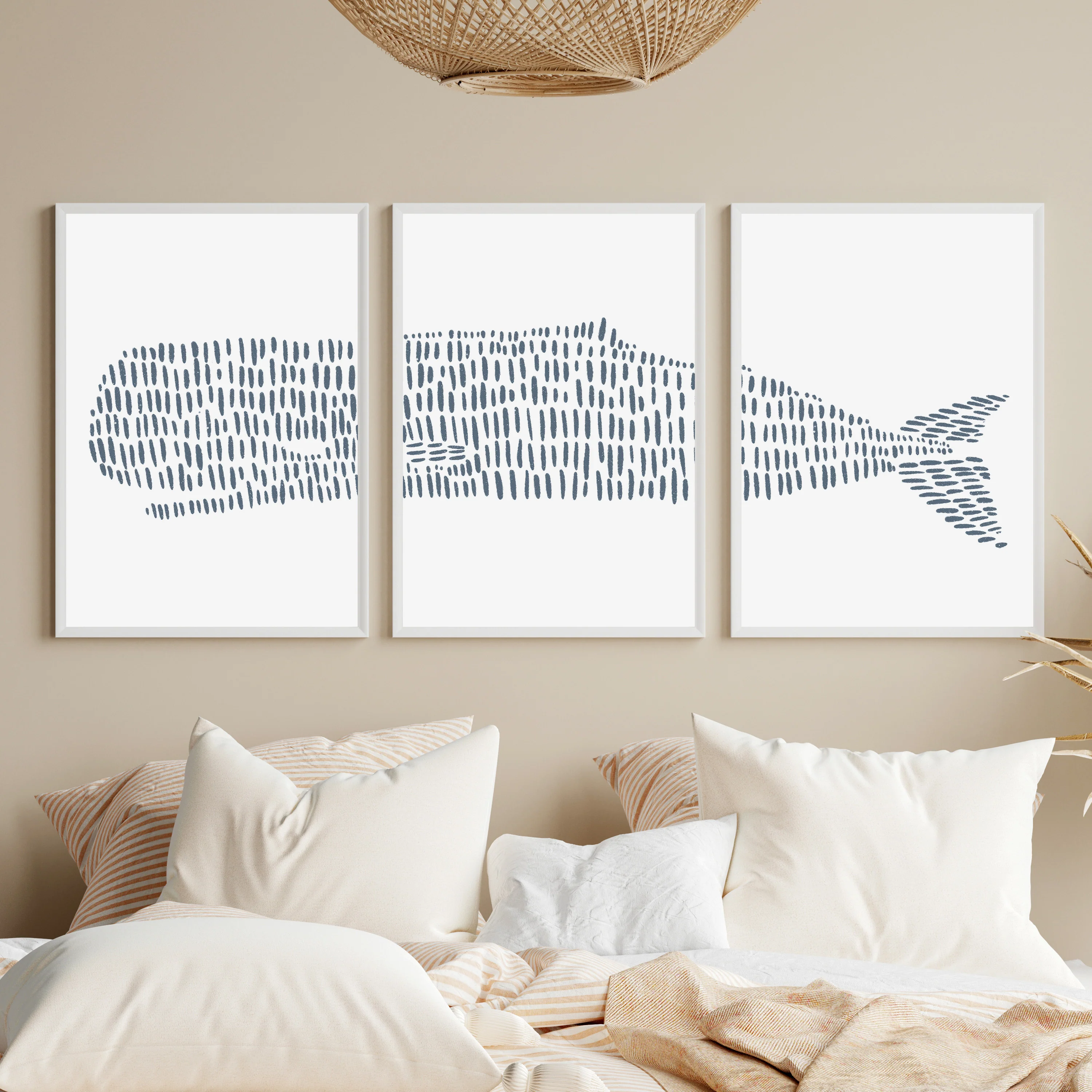 Sperm Whale Modern Illustration - Set of 3 - Image 7