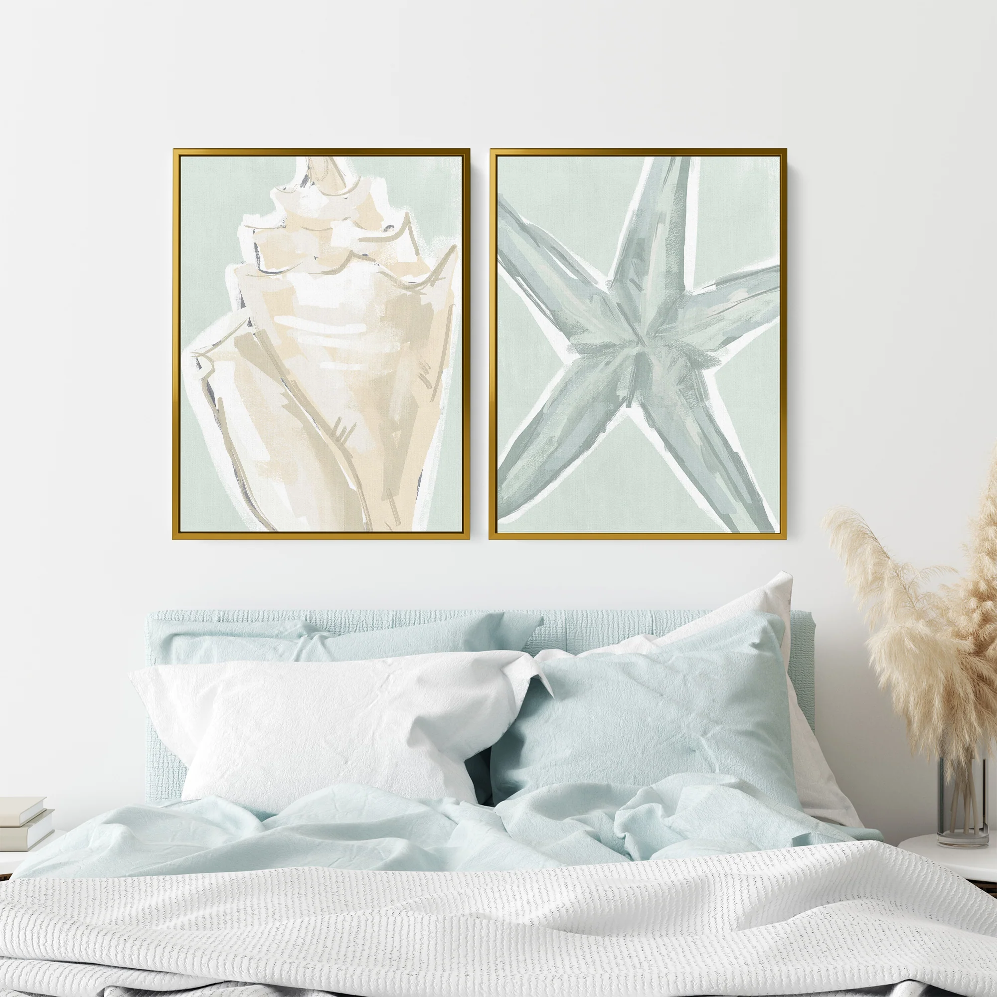 Starfish & Conch Diptych - Set of 2 - Image 7