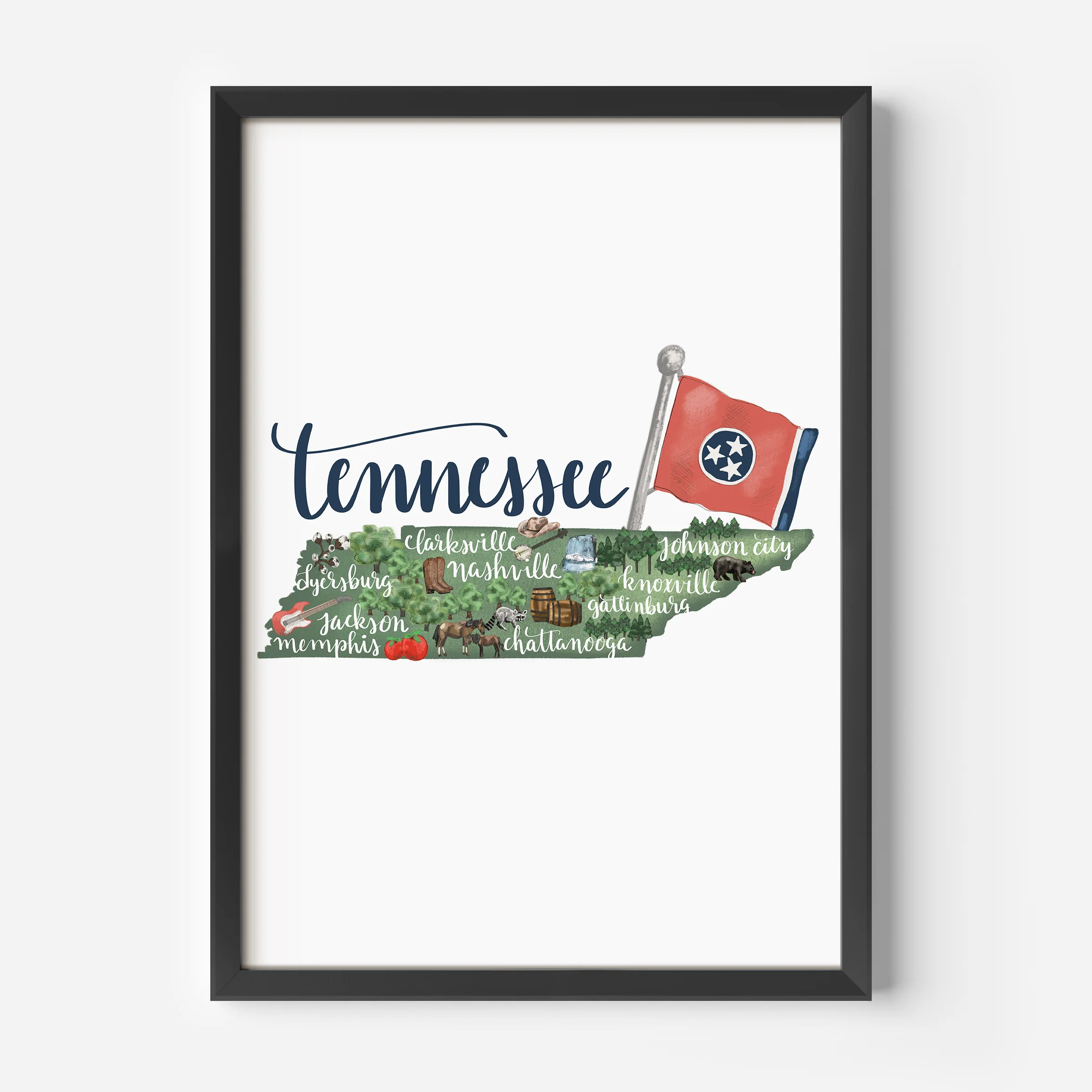 Tennessee Map - Image 4