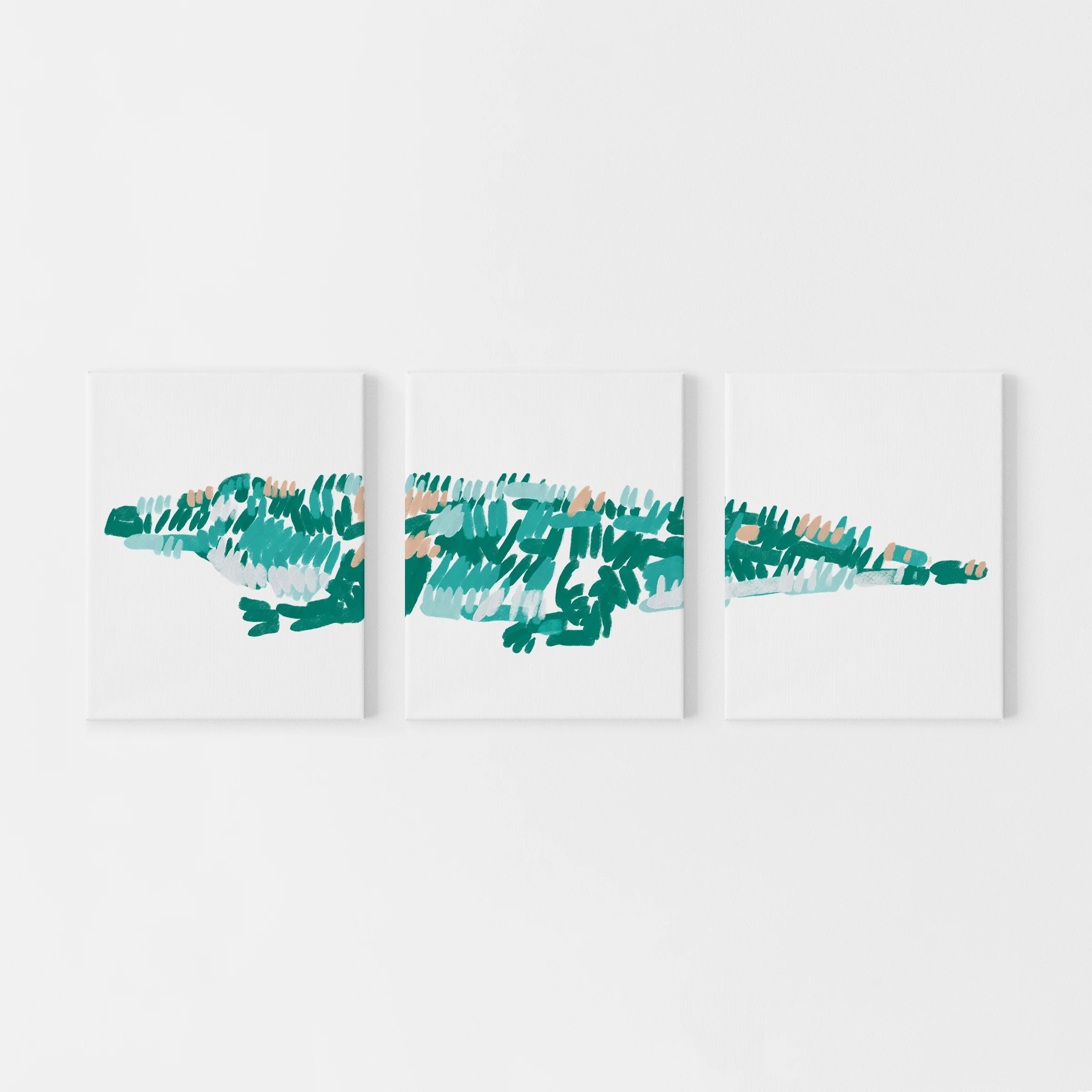 The Alligator Triptych - Set of 3 - Image 3