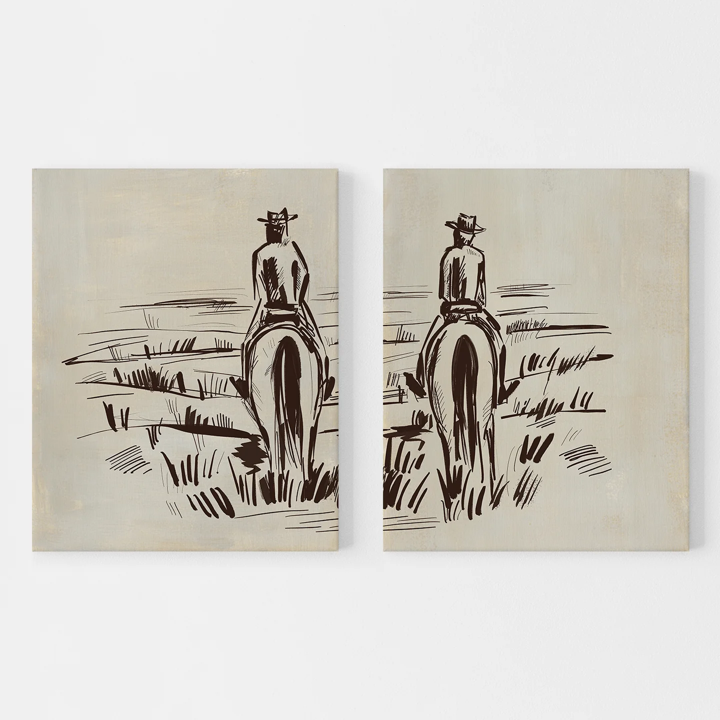 The Cowboy Watch Diptych - Set of 2 - Image 4