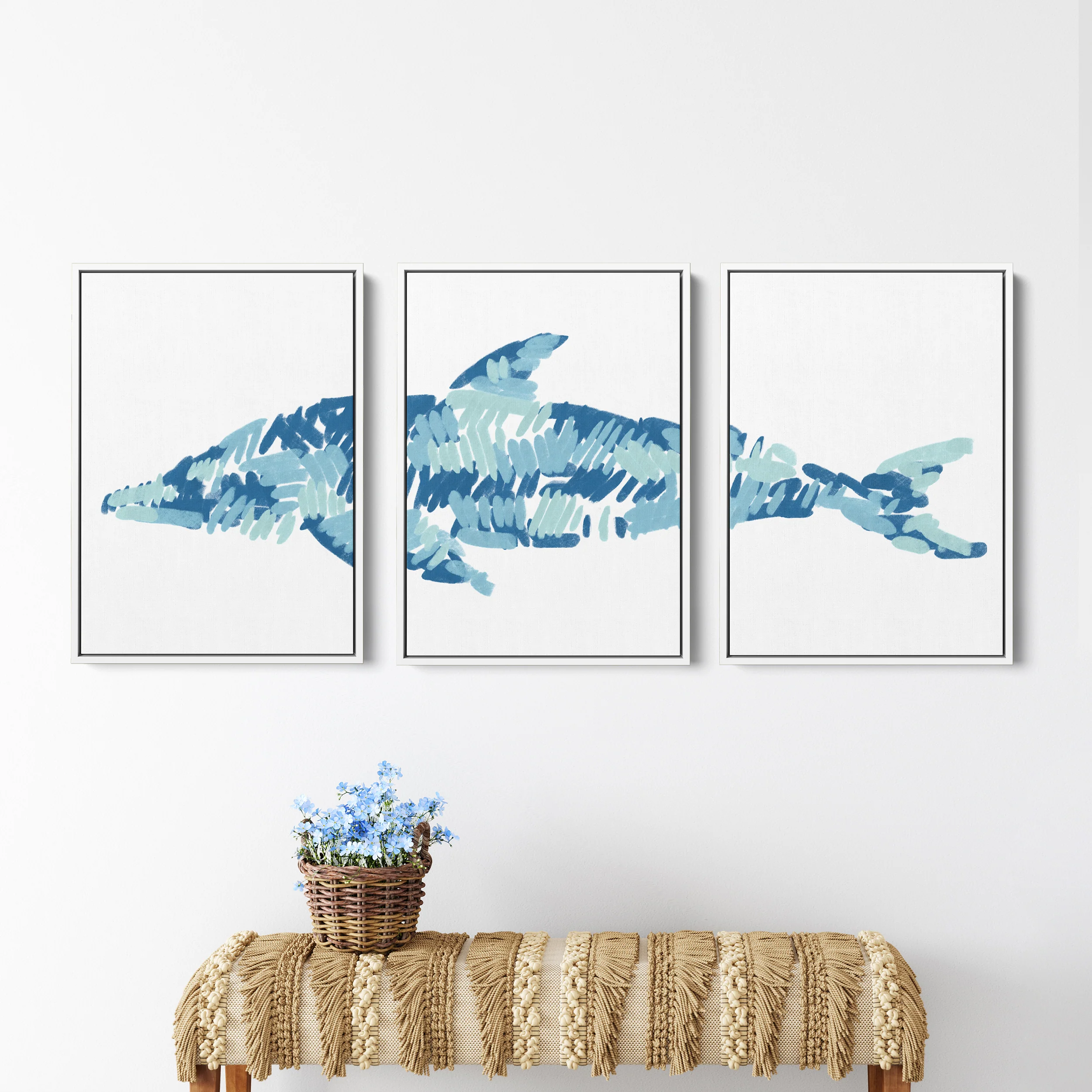 The Dolphin Triptych - Set of 3 - Image 5