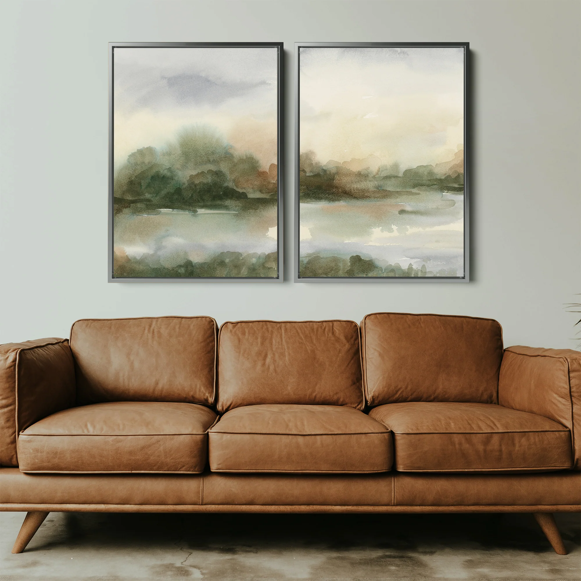 The Hidden Lake Diptych - Set of 2 - Image 7