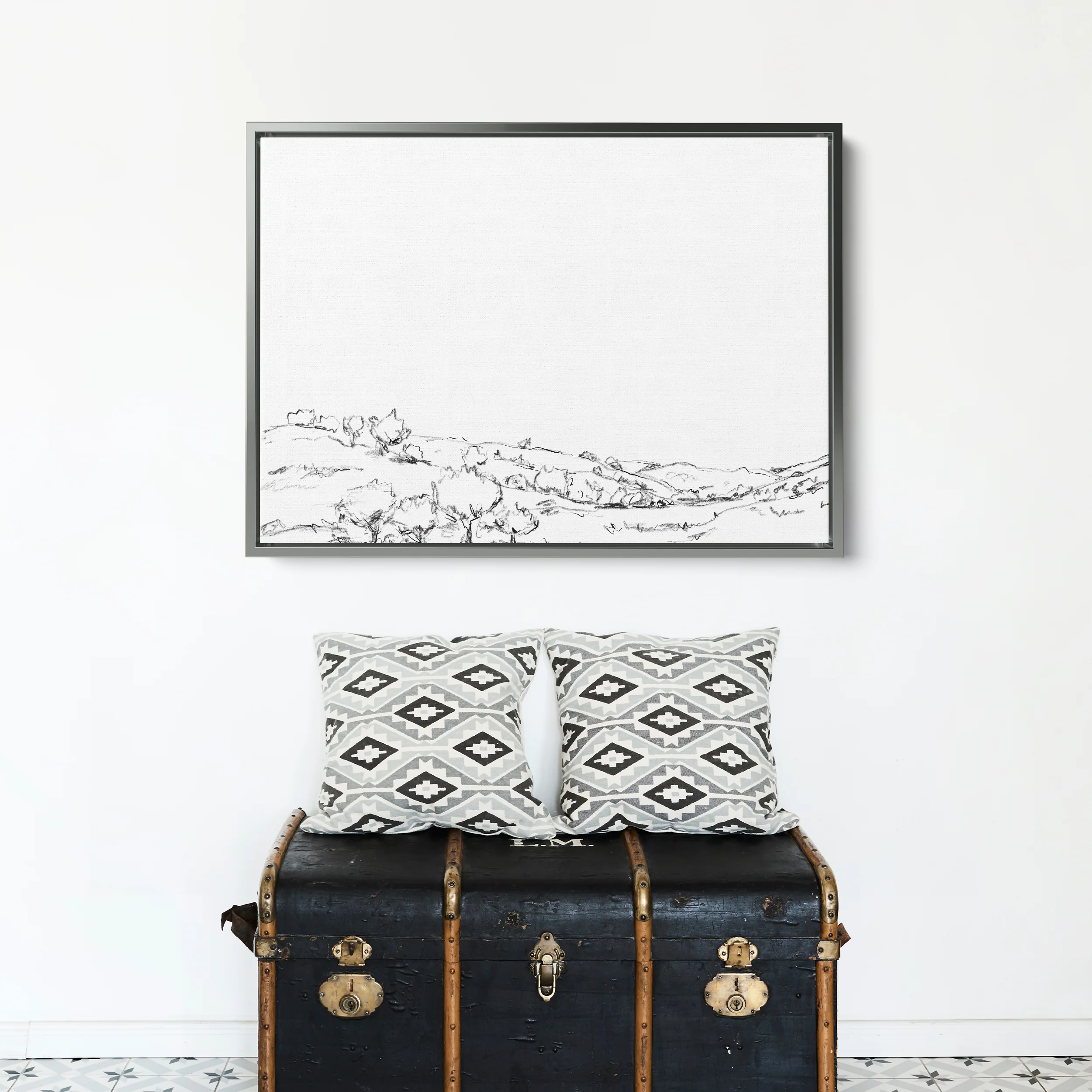 The Hillside Oak Trees Illustrations - Image 7