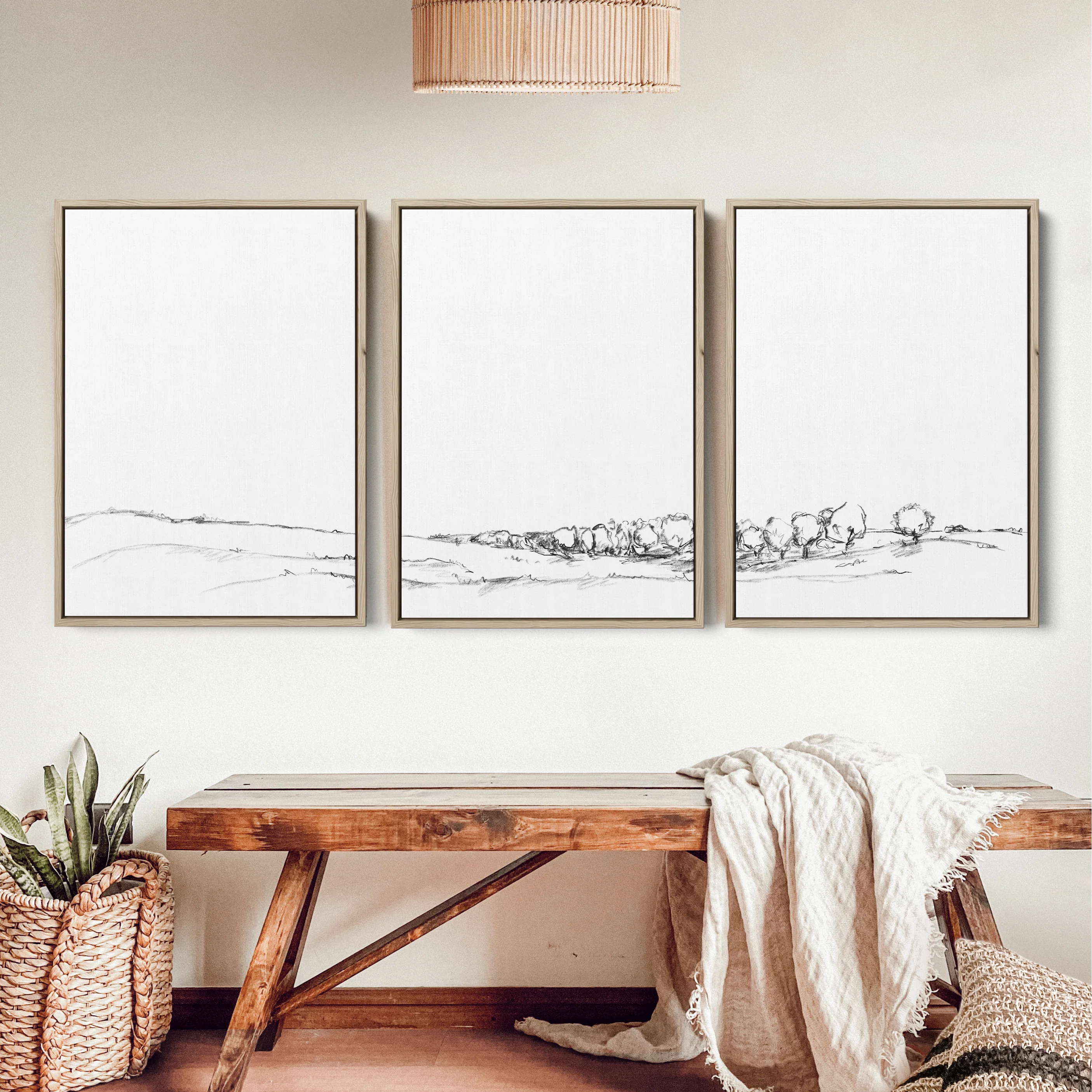 The Meadow Landscape - Set of 3 - Image 11