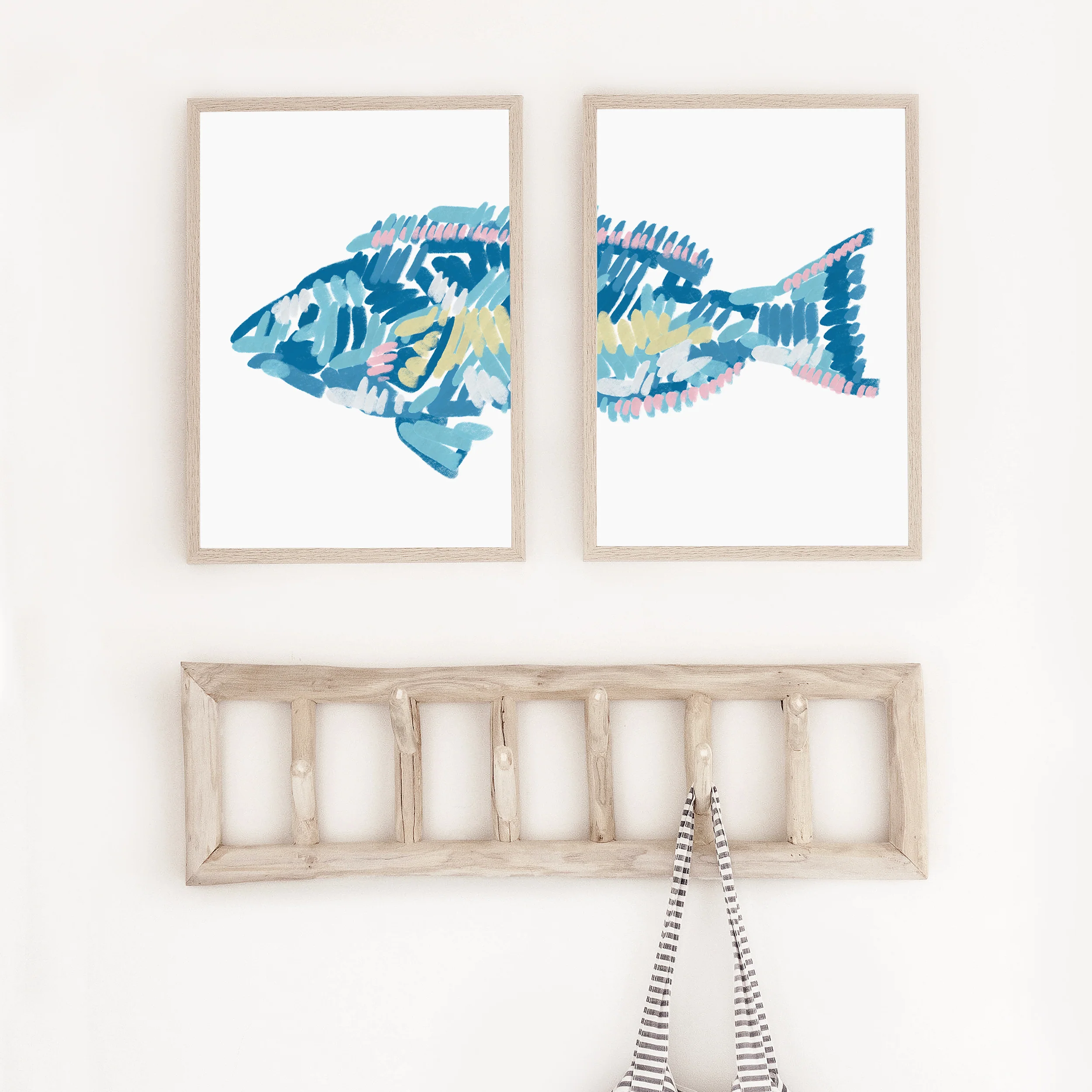 The Parrotfish Diptych - Set of 2