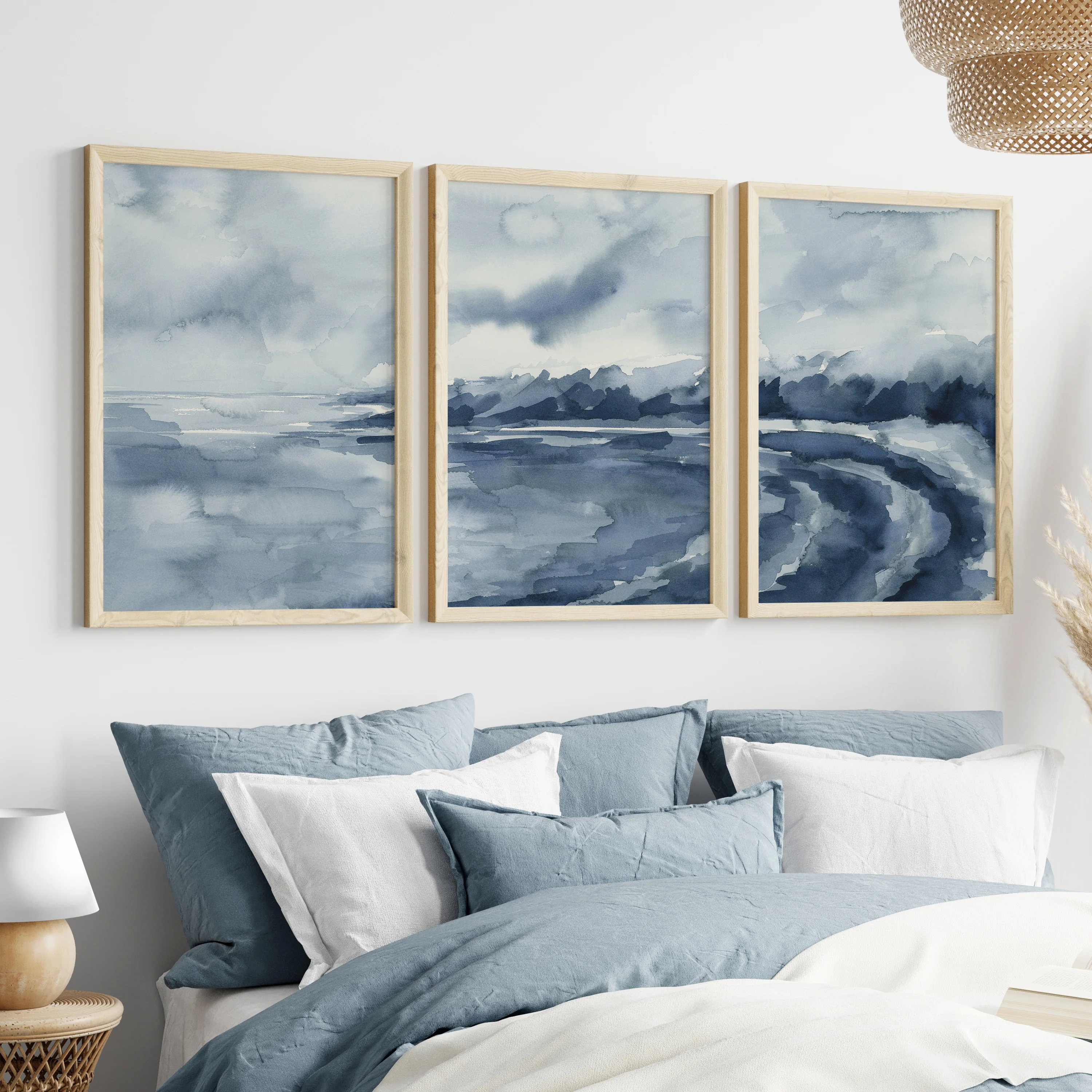 The Quiet Cove Triptych - Set of 3