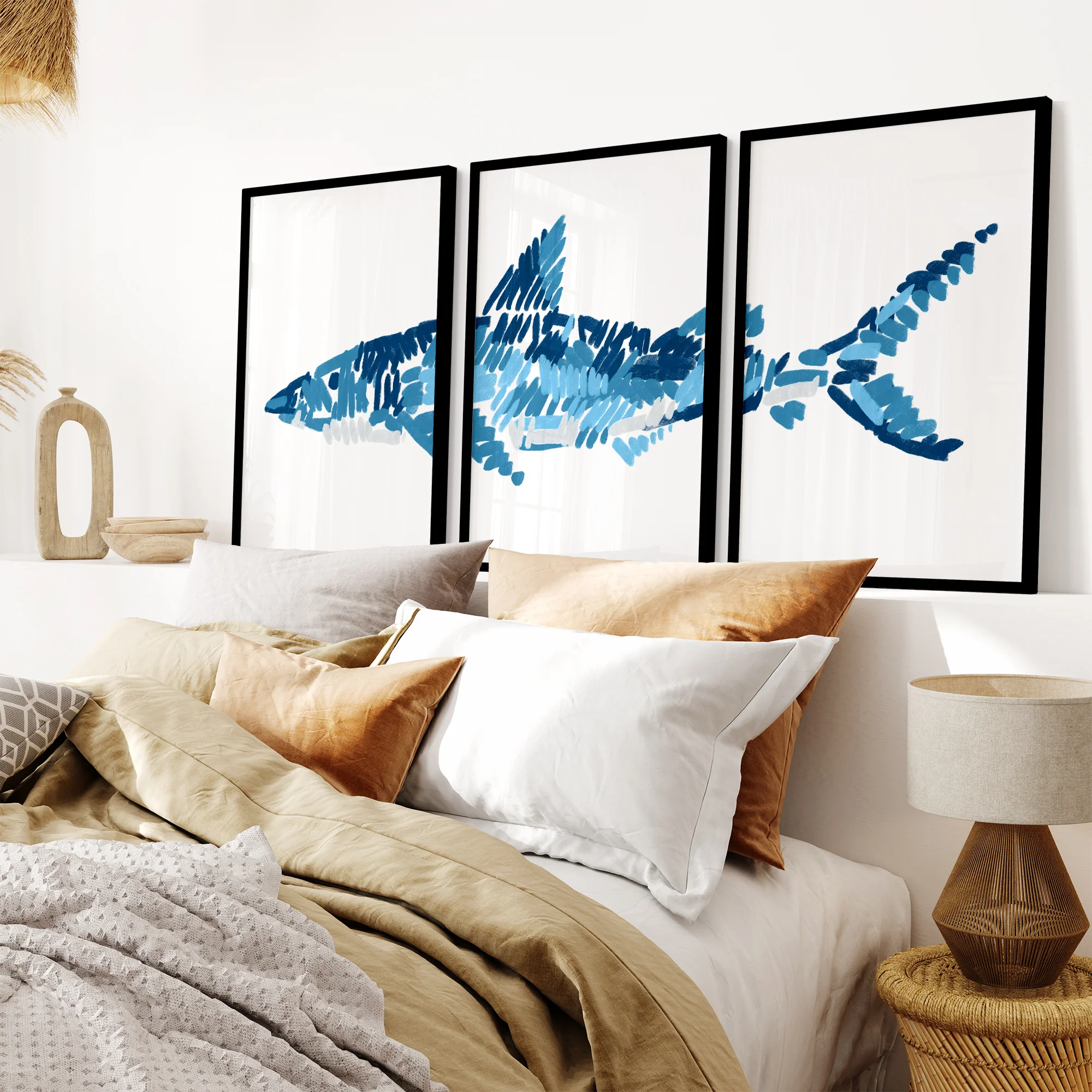The Shark Triptych - Set of 3 - Image 5
