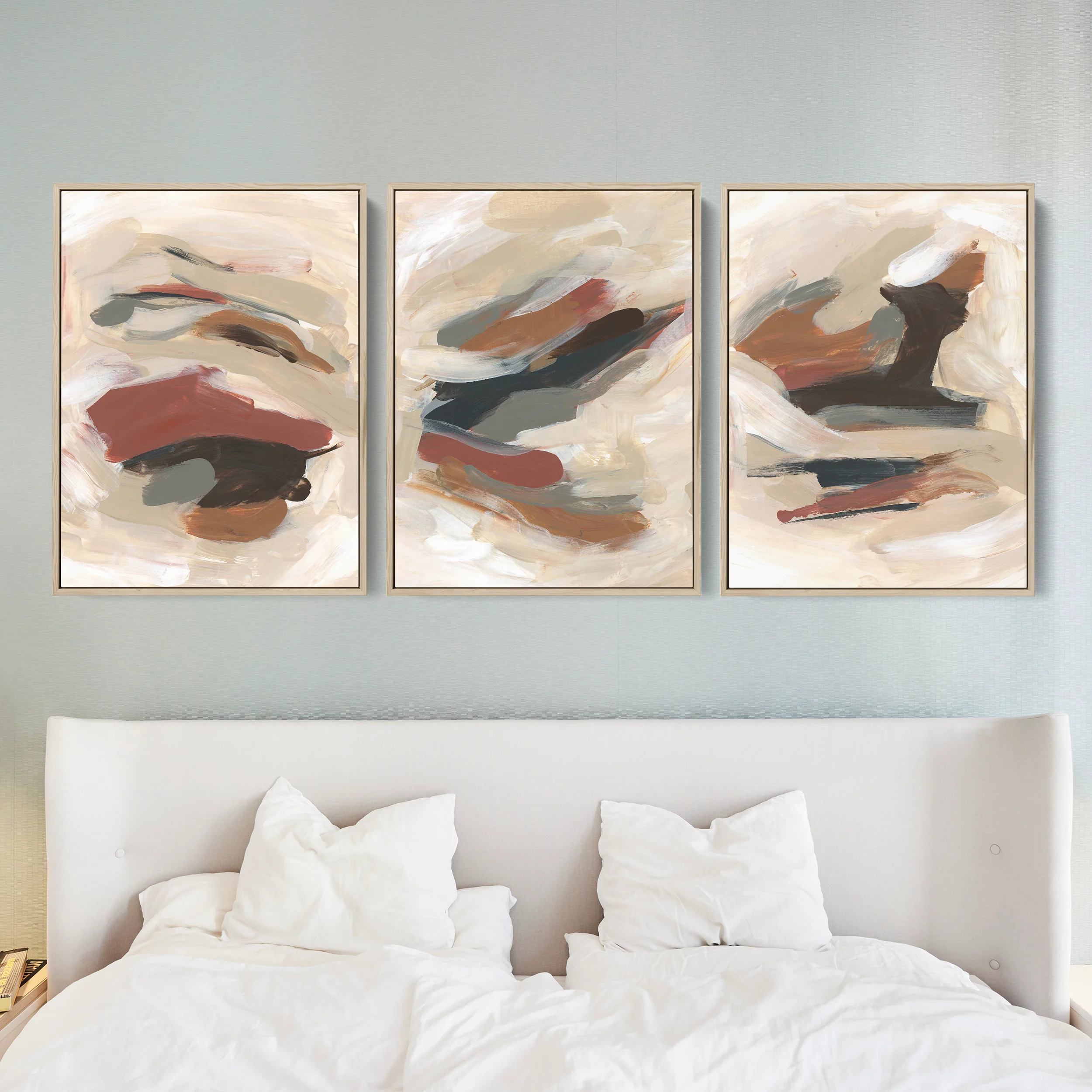 Toasted Foliage Abstract - Set of 3 - Image 12