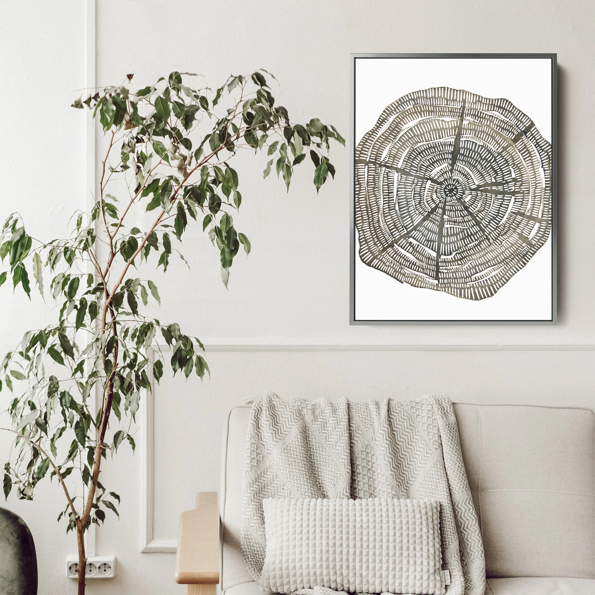 Tree Ring Watercolor, No. 1 - Image 12