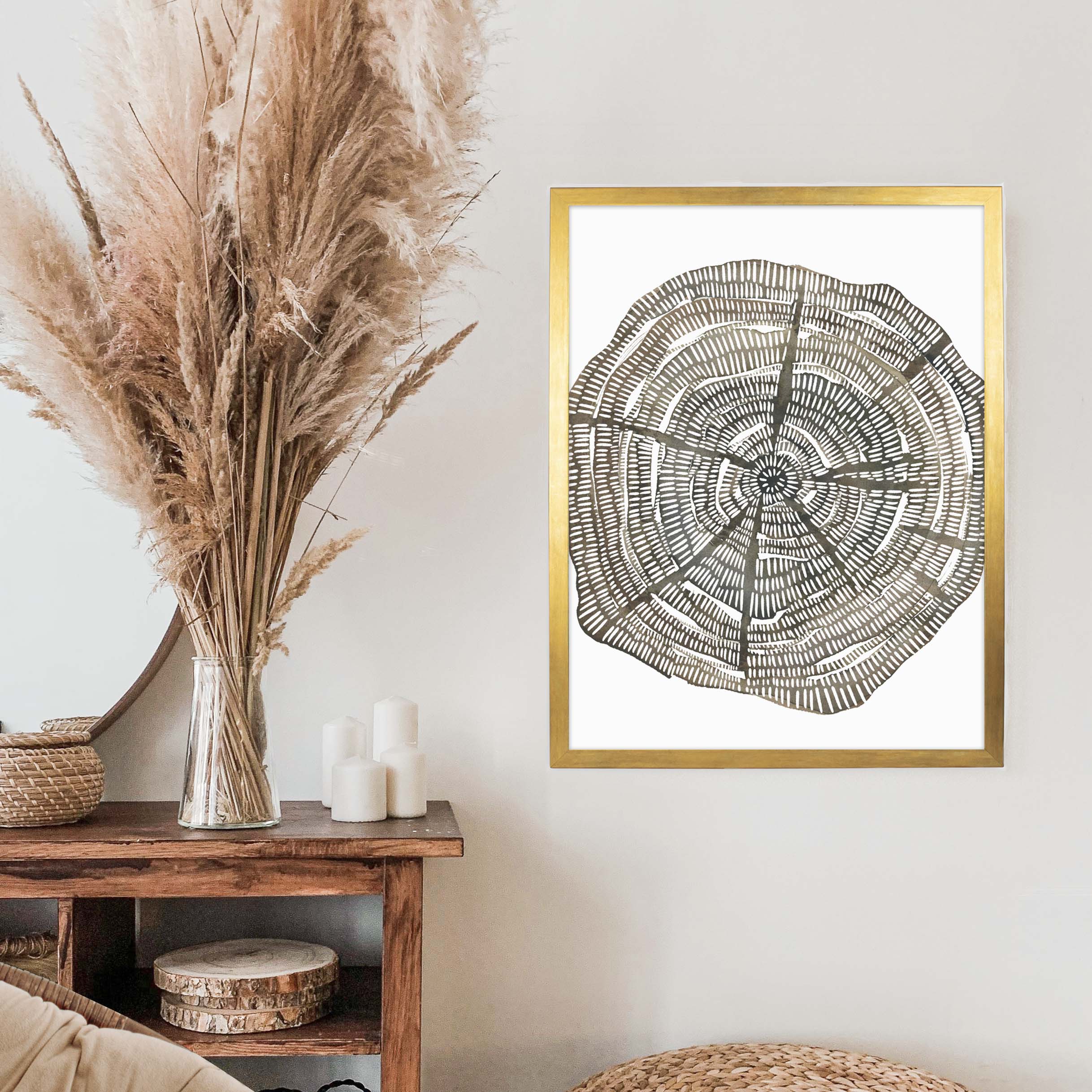 Tree Ring Watercolor, No. 1 - Image 8