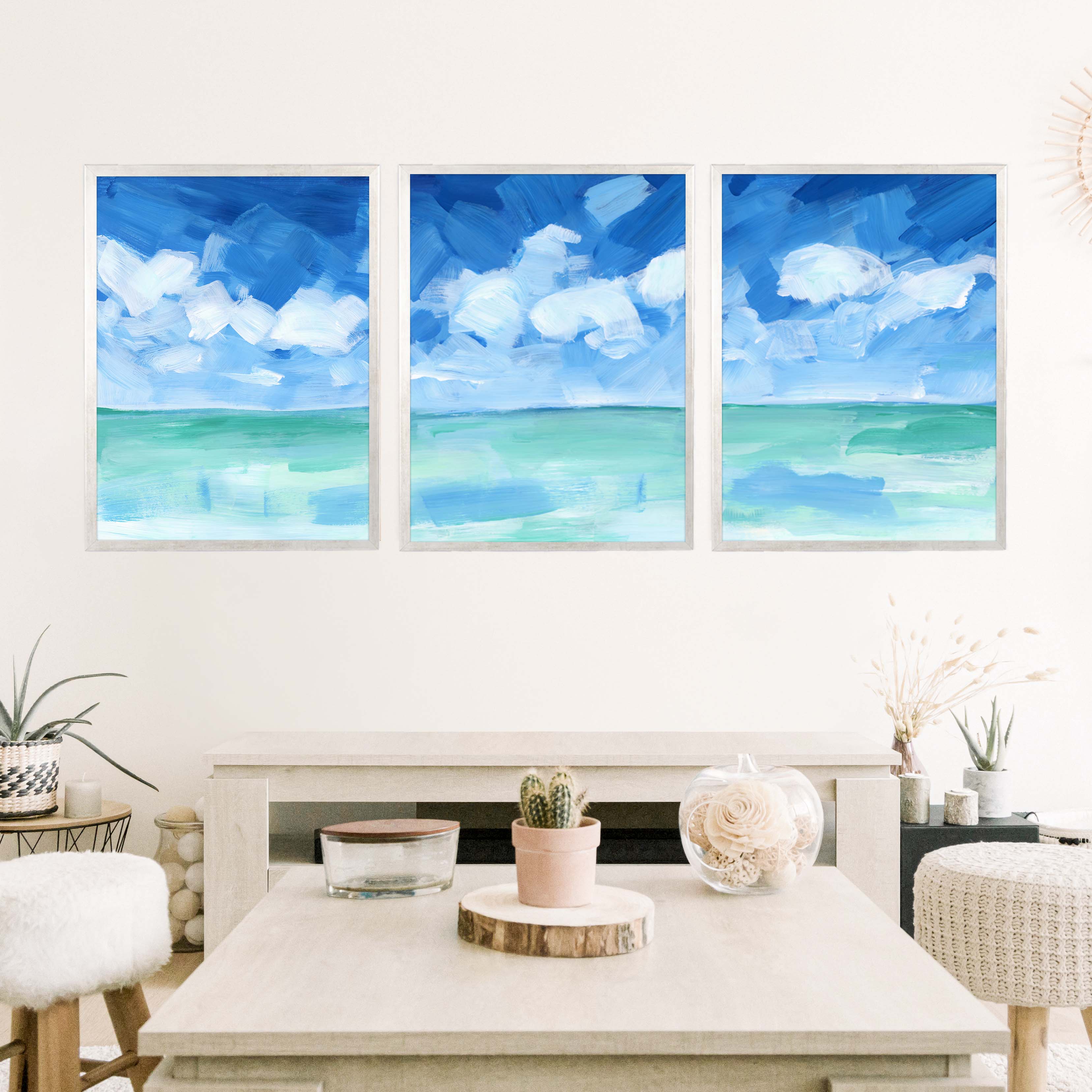 Tropical Caribbean Seascape - Set of 3 - Image 7