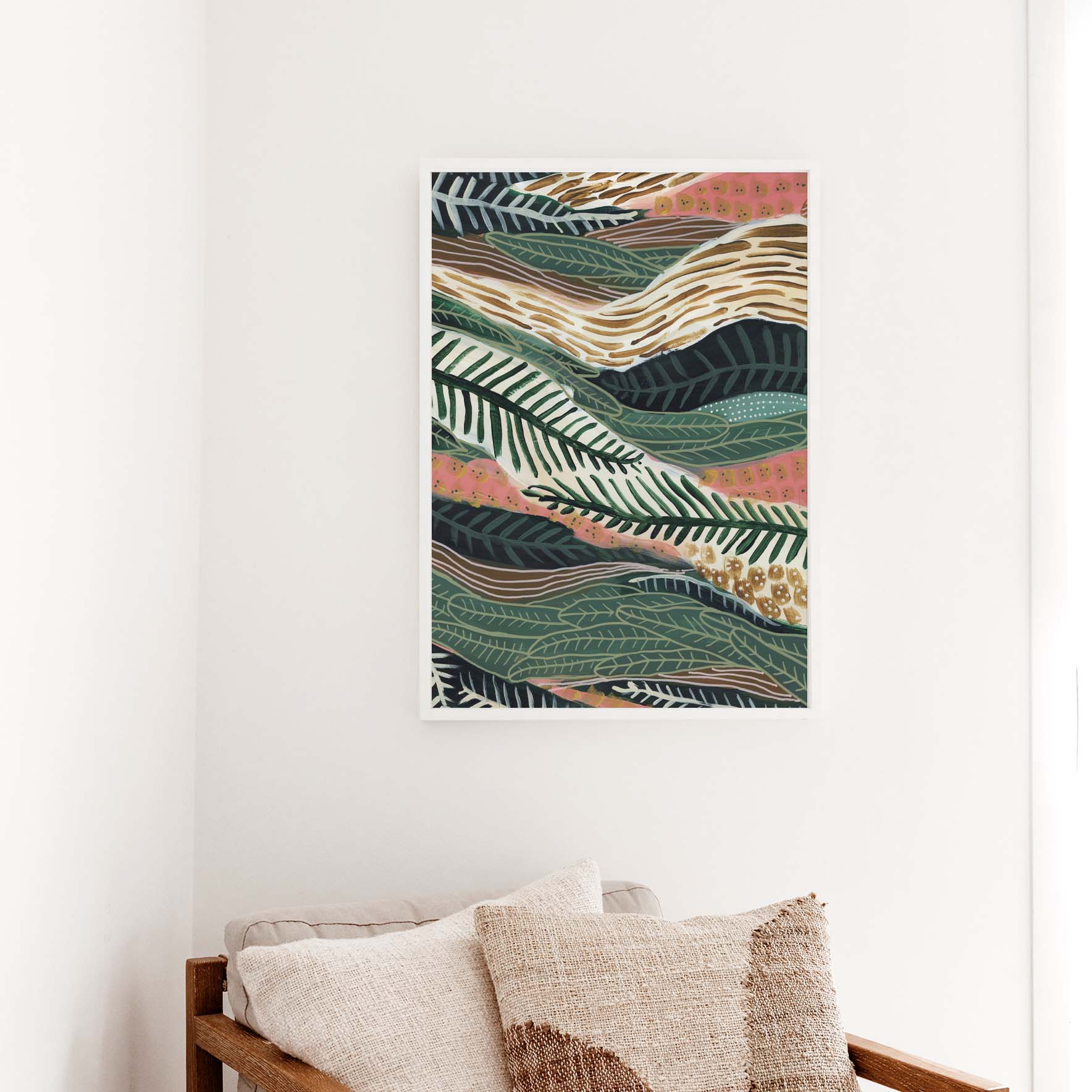 Tropical Jungle Painting, No. 1 - Image 13