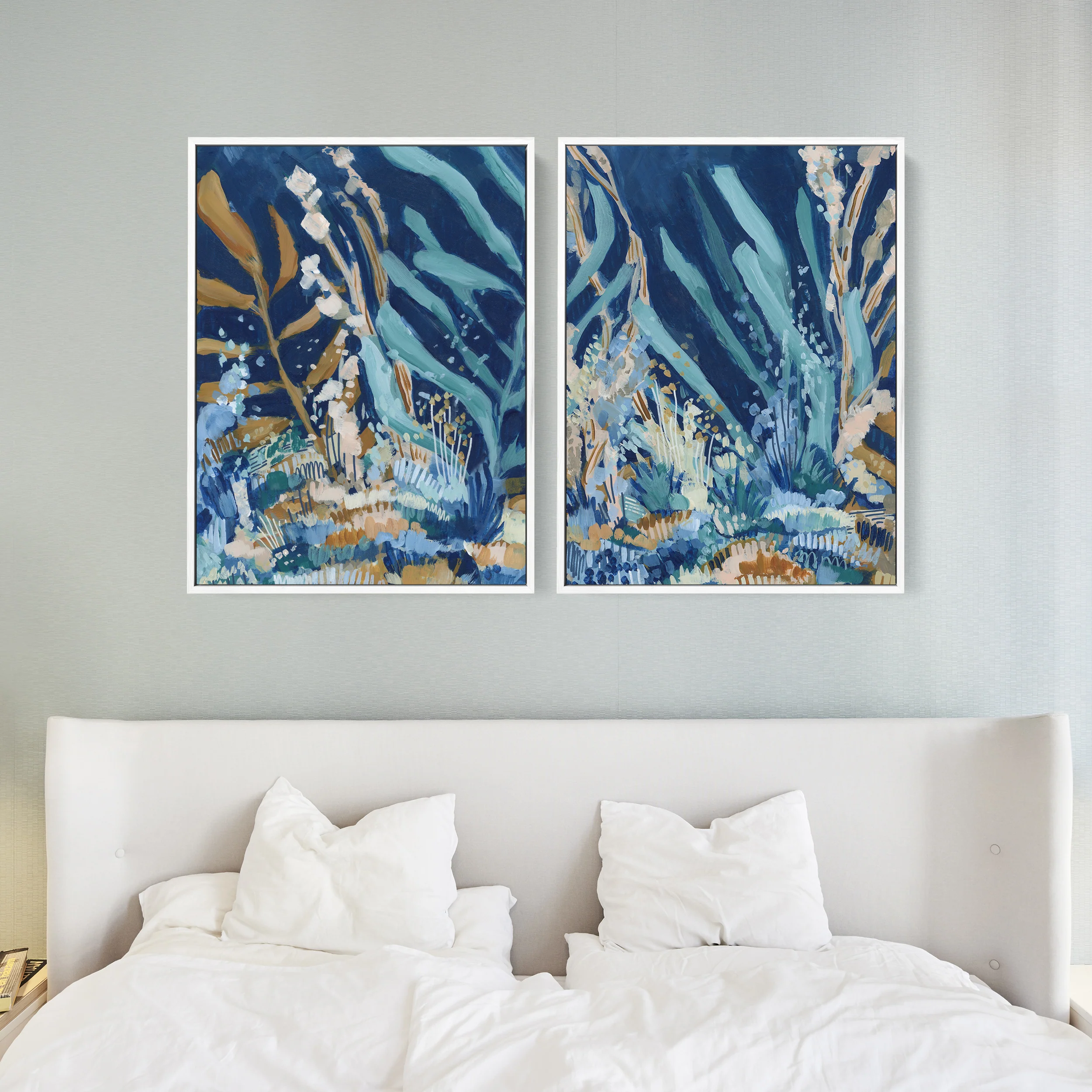 Under the Surface Diptych - Set of 2