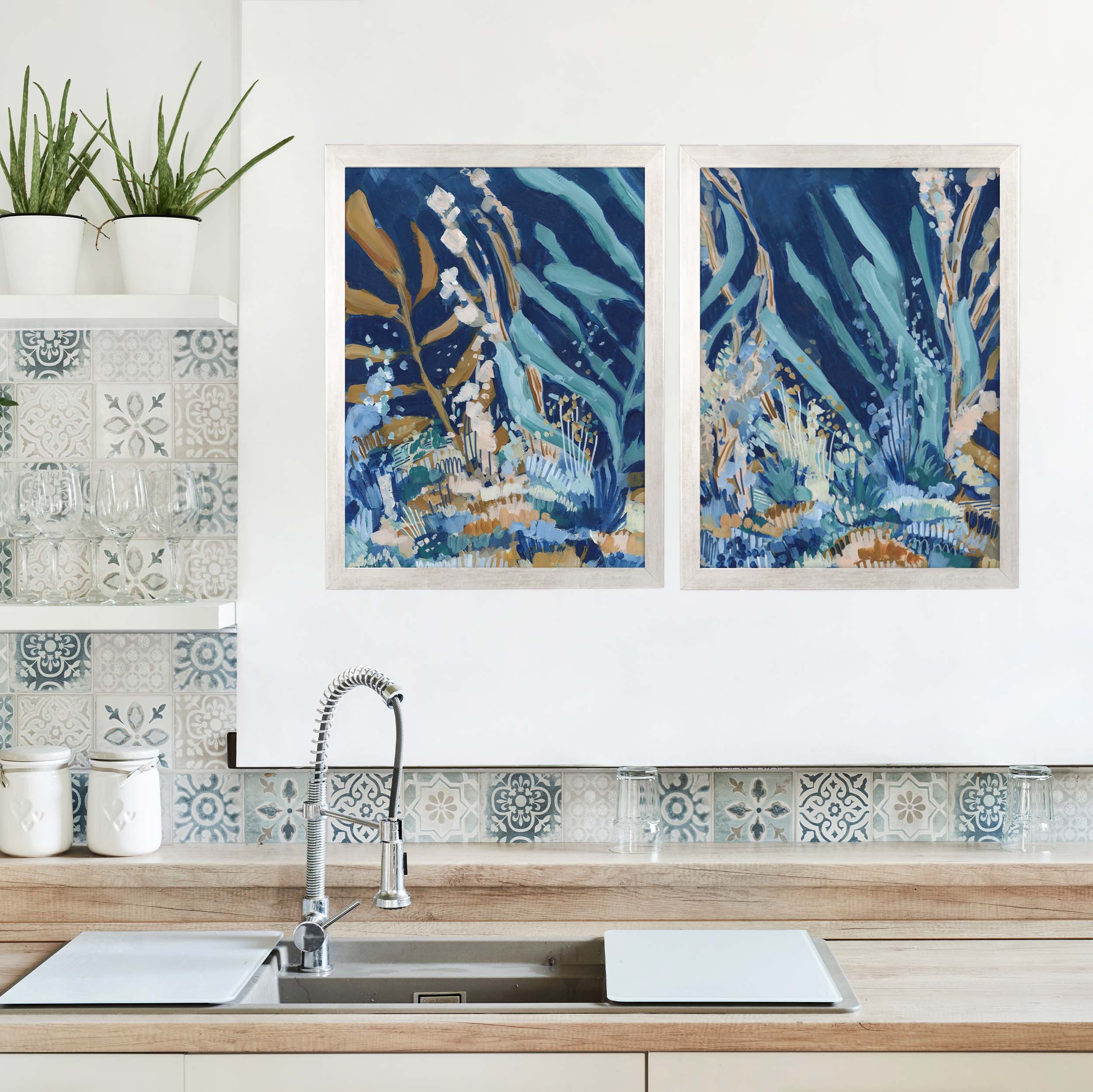 Under the Surface Diptych - Set of 2 - Image 8