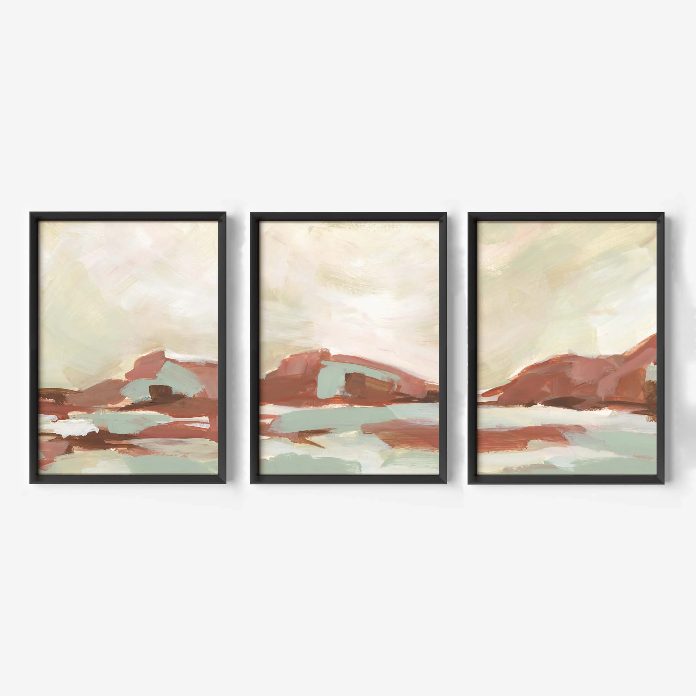 Warm Desert Sedona Landscape - Set of 3 - Image 2