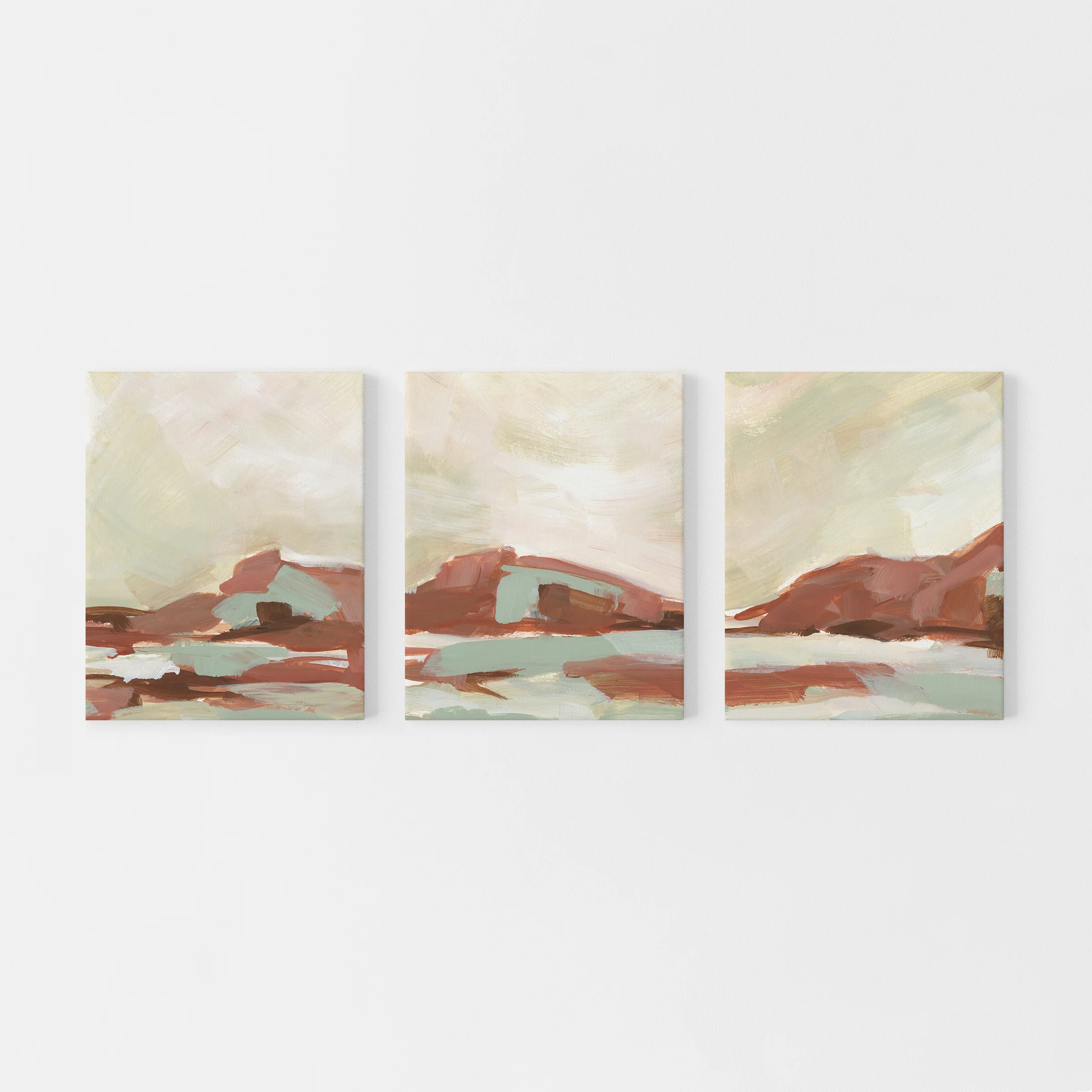 Warm Desert Sedona Landscape - Set of 3 - Image 3