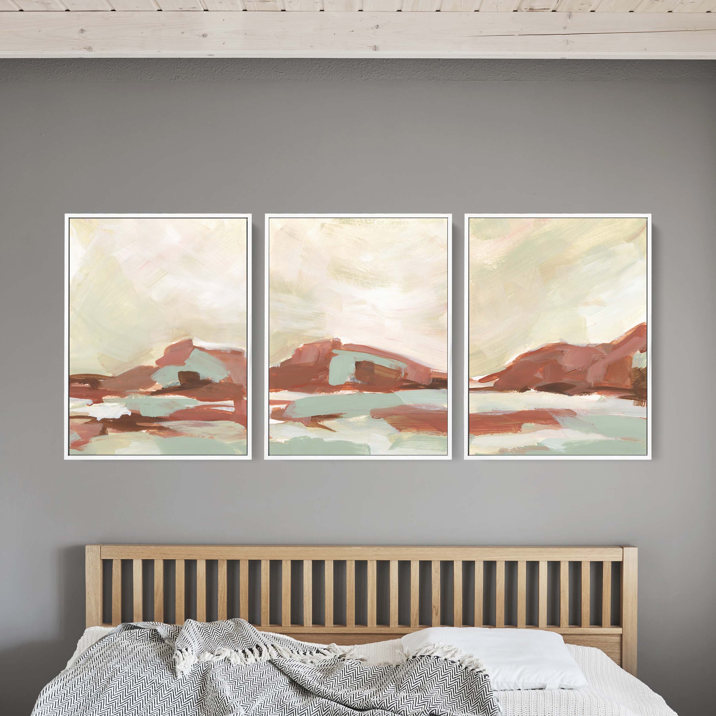 Warm Desert Sedona Landscape - Set of 3 - Image 9
